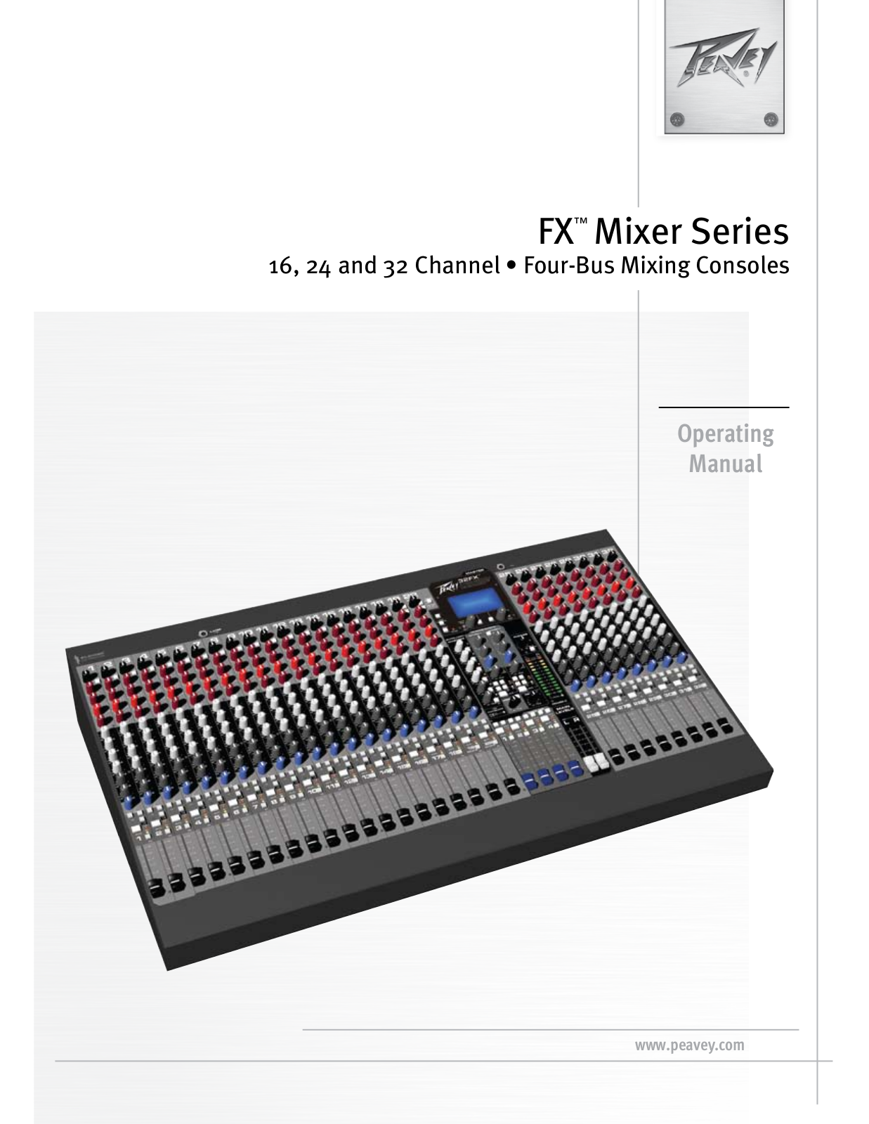 Peavey Mixer User Manual