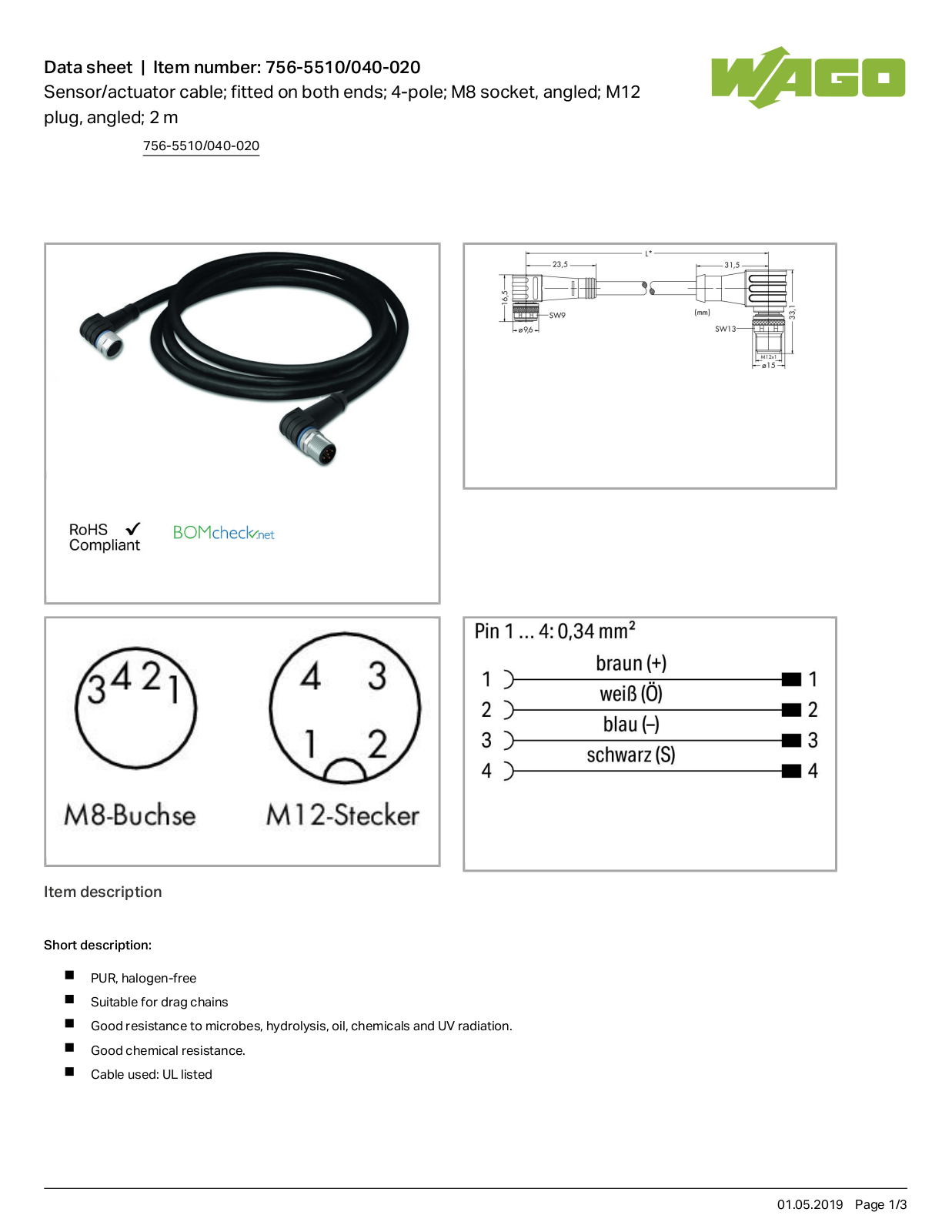 Wago 756-5510/040-020 Data Sheet