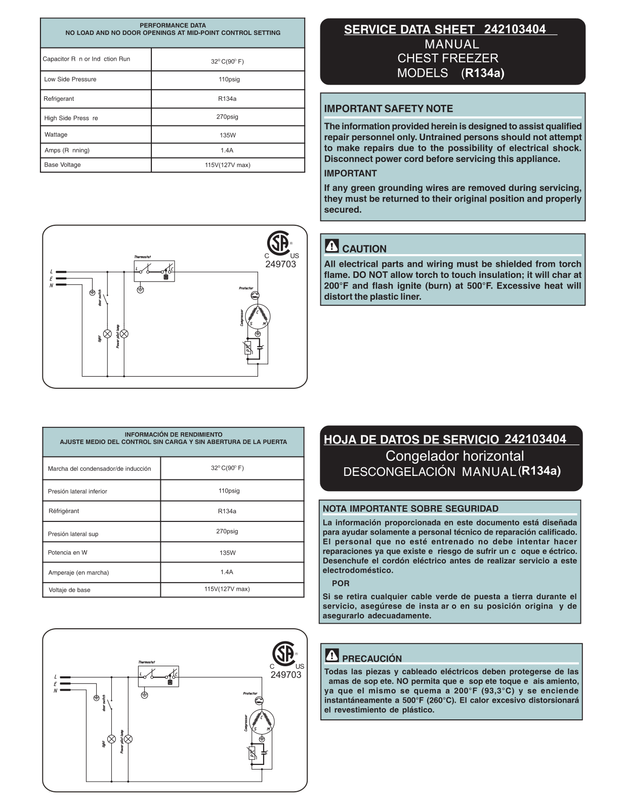 Frigidaire FFFC13M4TW Installation Manual