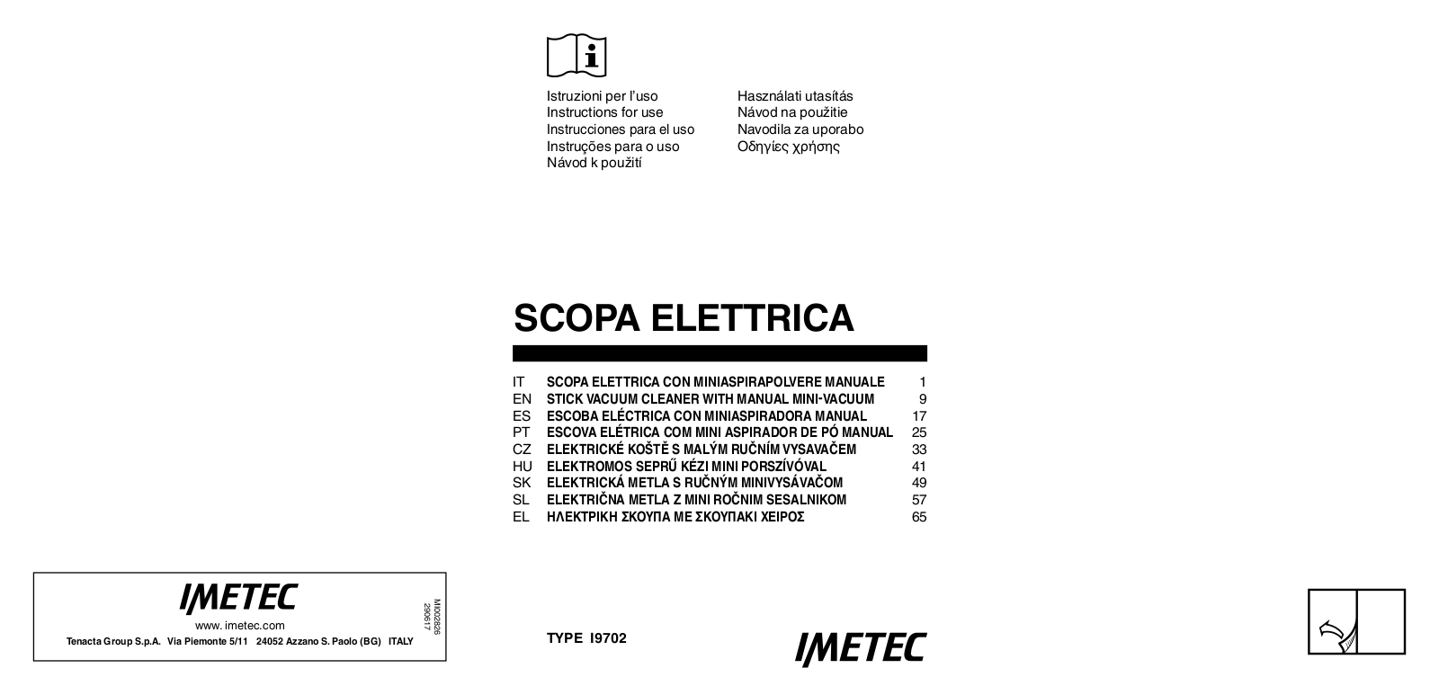 Imetec I9702 User Manual