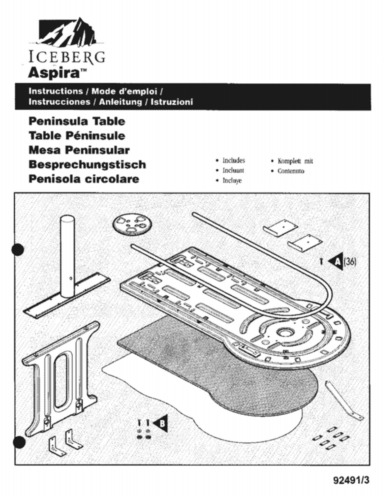 Iceberg 92491 User Manual