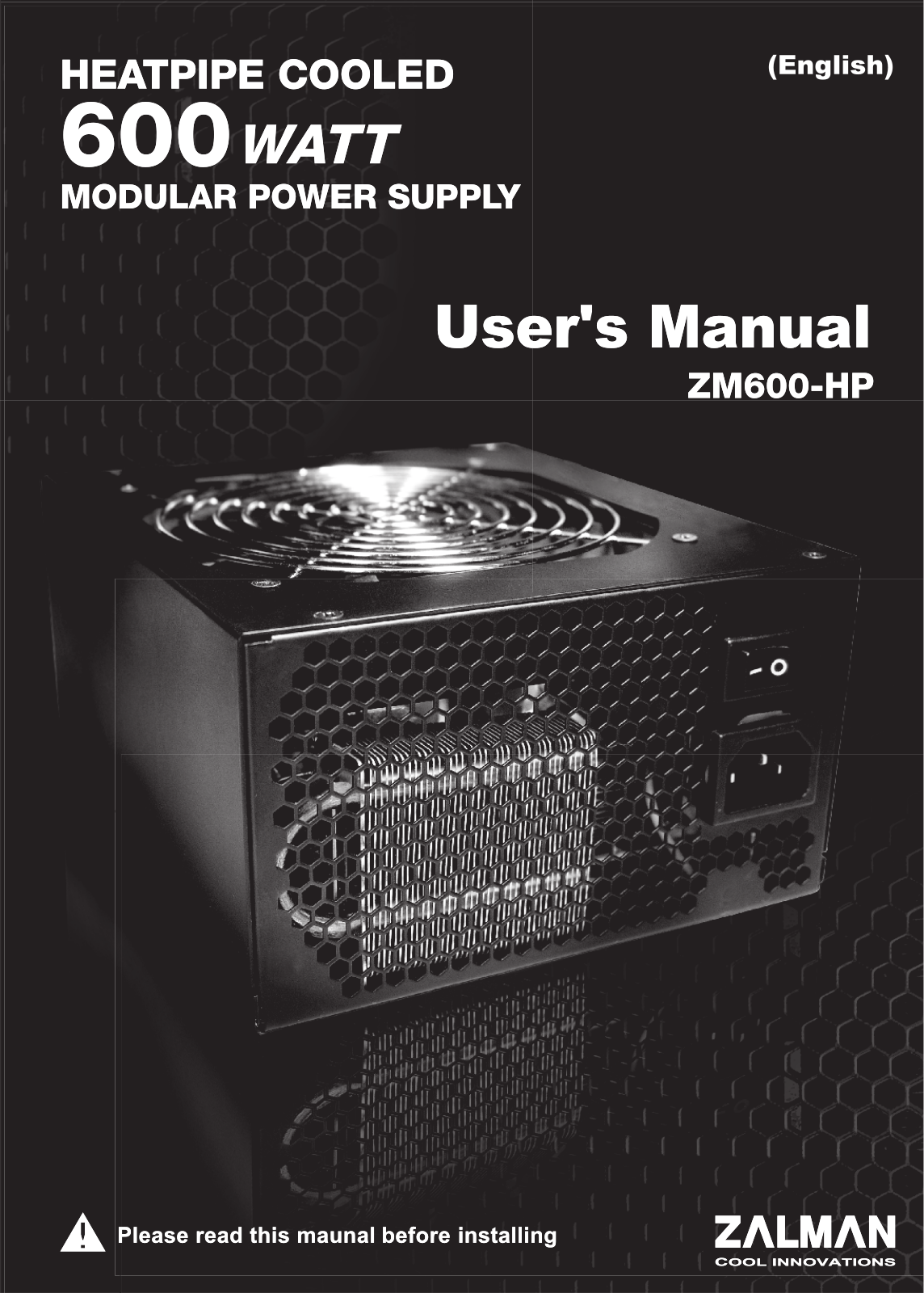 ZALMAN 600W User Manual