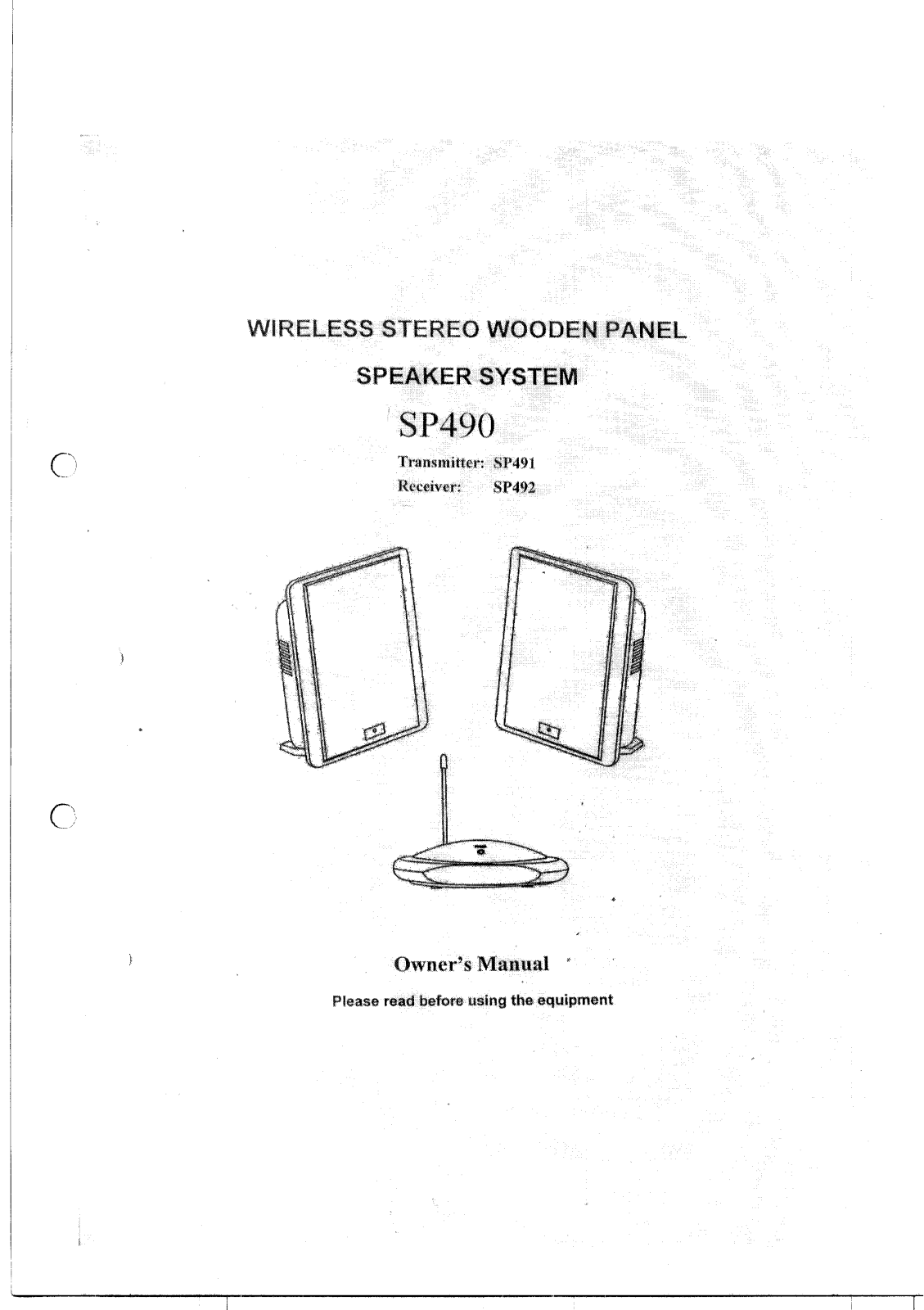 Uni Art Precise SP492 001R User Manual