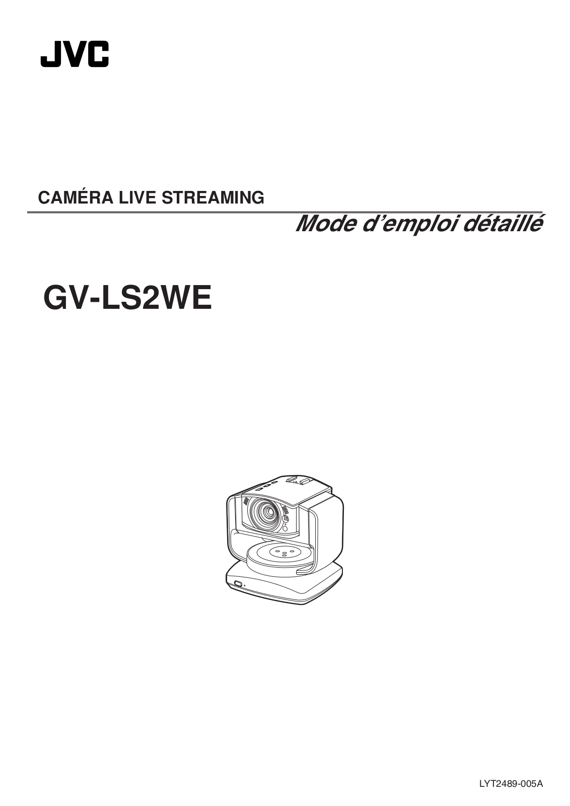 JVC GV-LS2WE User guide