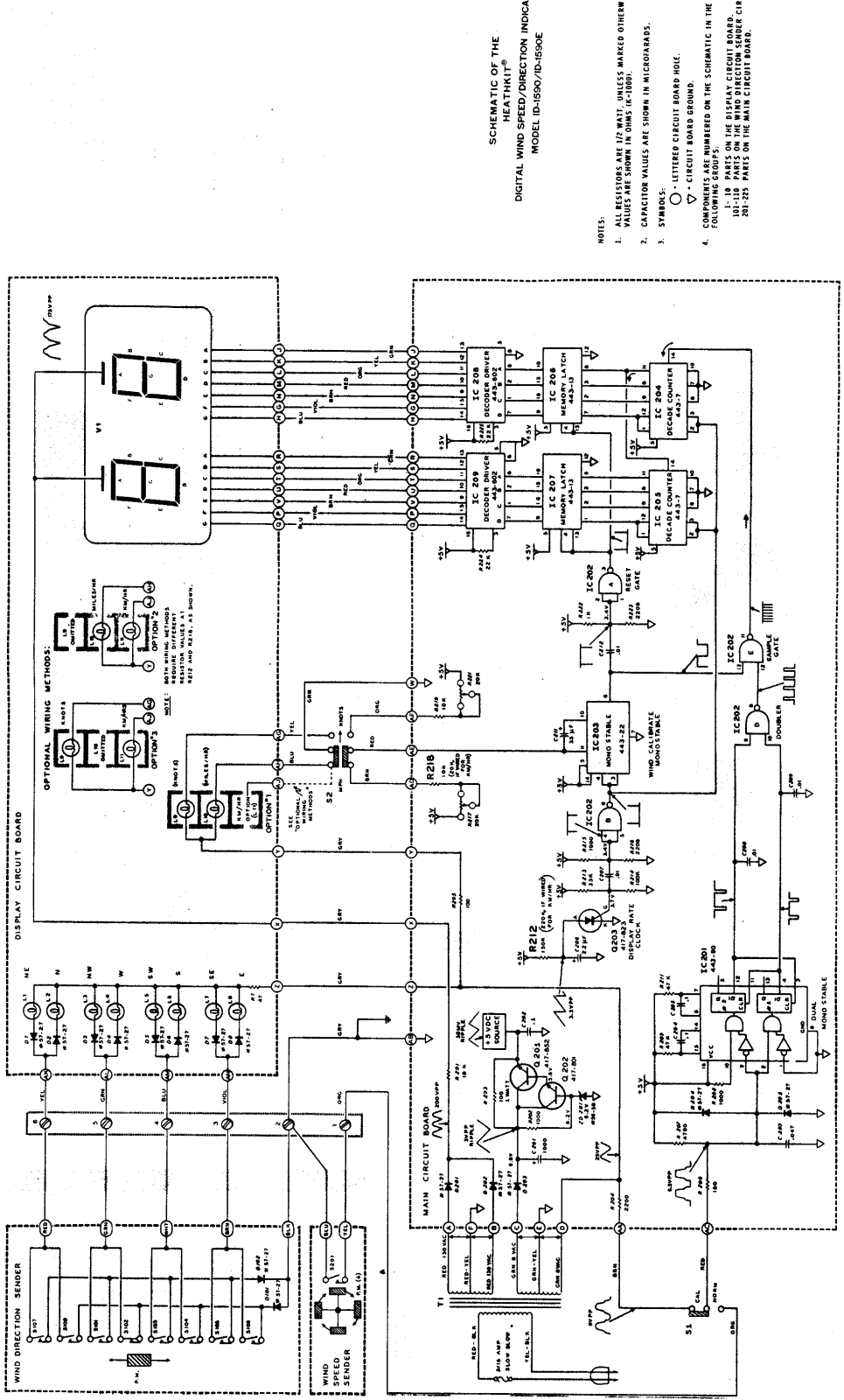 Heath Company ID-1590-E Schematic