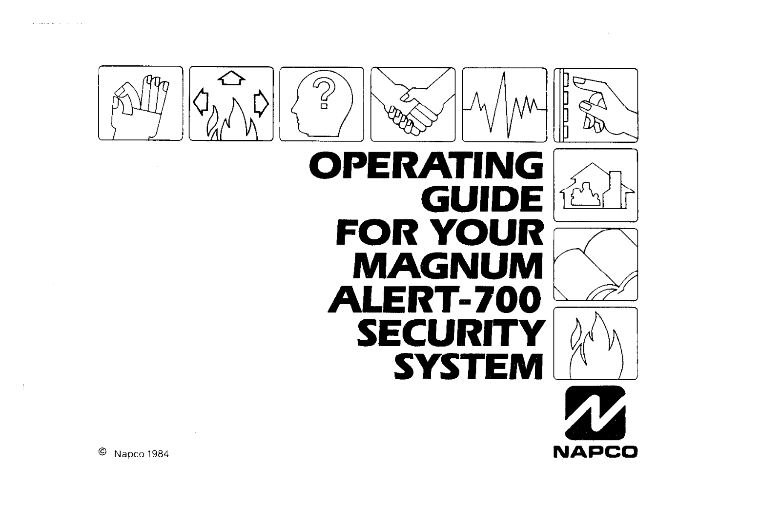 Napco MAGNUM ALERT-700 operating Manual