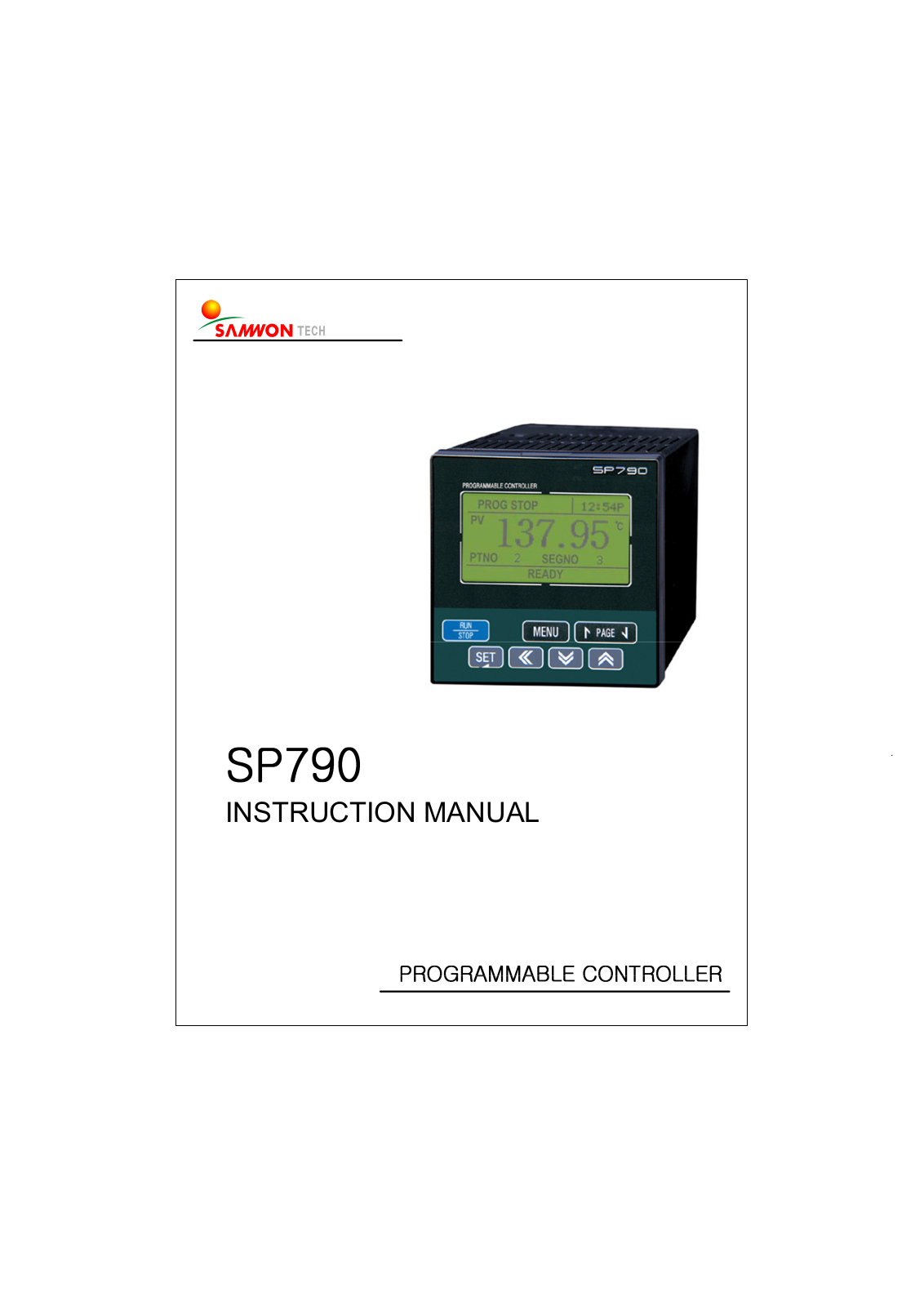 SAMWON TECH SP790 Instruction Manual