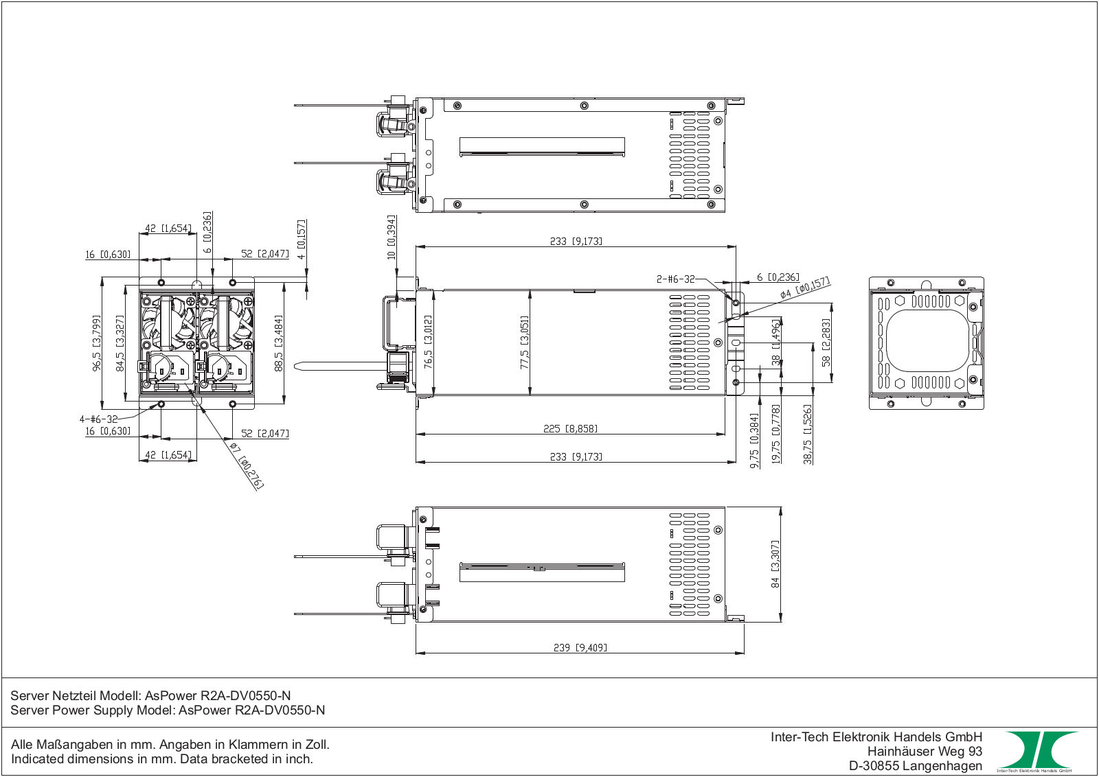 Inter-Tech ASPower R2A-DV0550-N User Manual