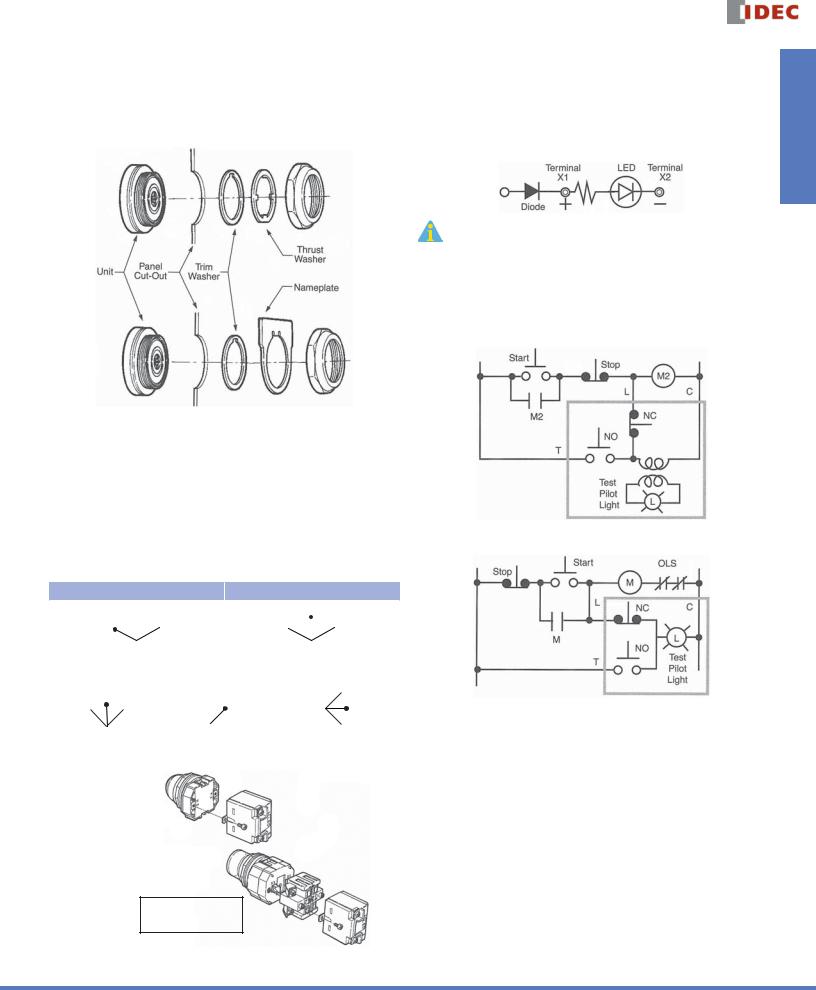 IDEC TWTD Series Instruction Sheet