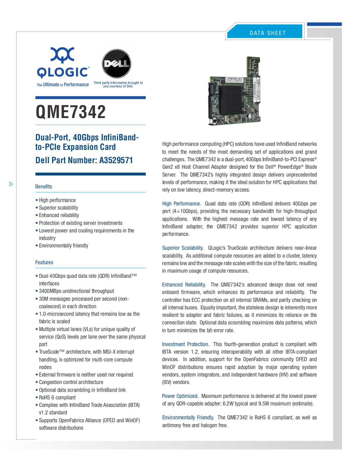 Intel QME7342-CK User Manual