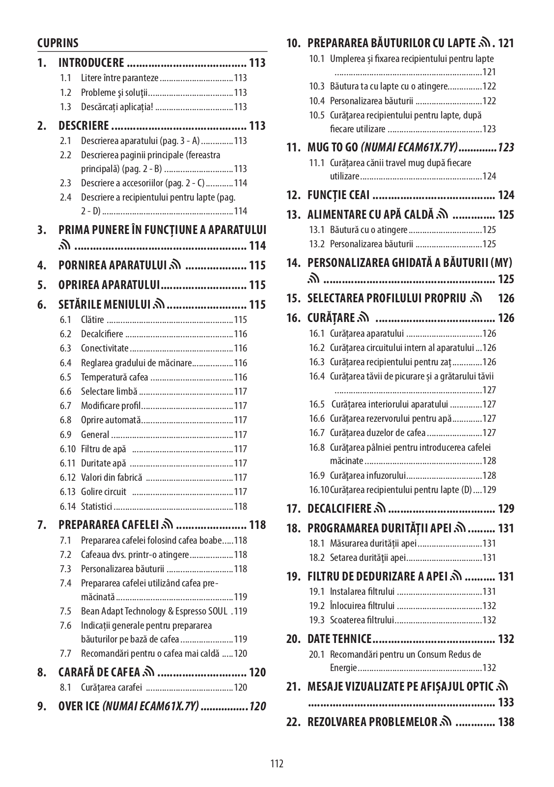 Delonghi ECAM612.55.SB, ECAM610.55.SB, ECAM610.74.MB Instruction manuals