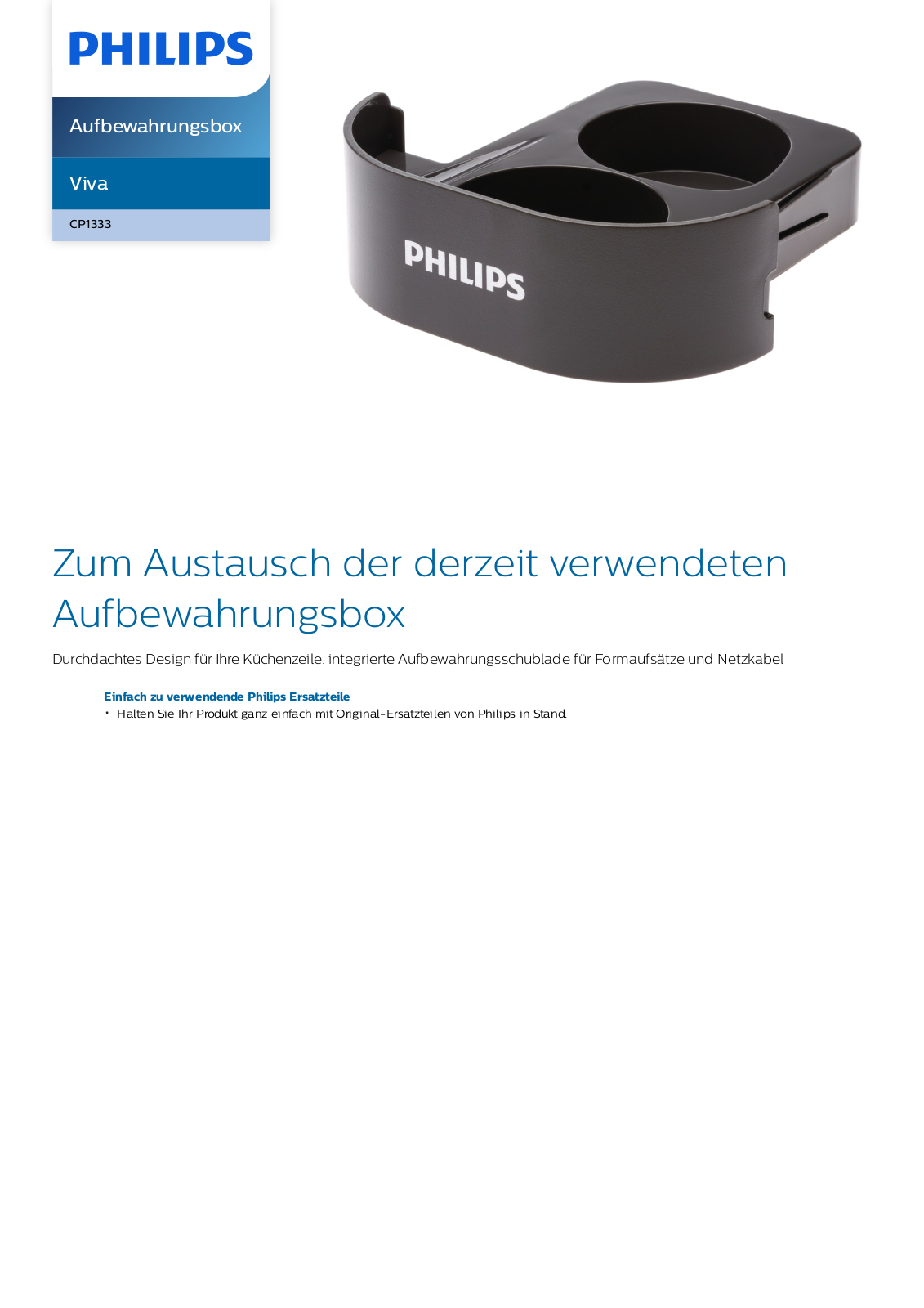 Philips CP1333/01 Leaflet - ManualMachine.com