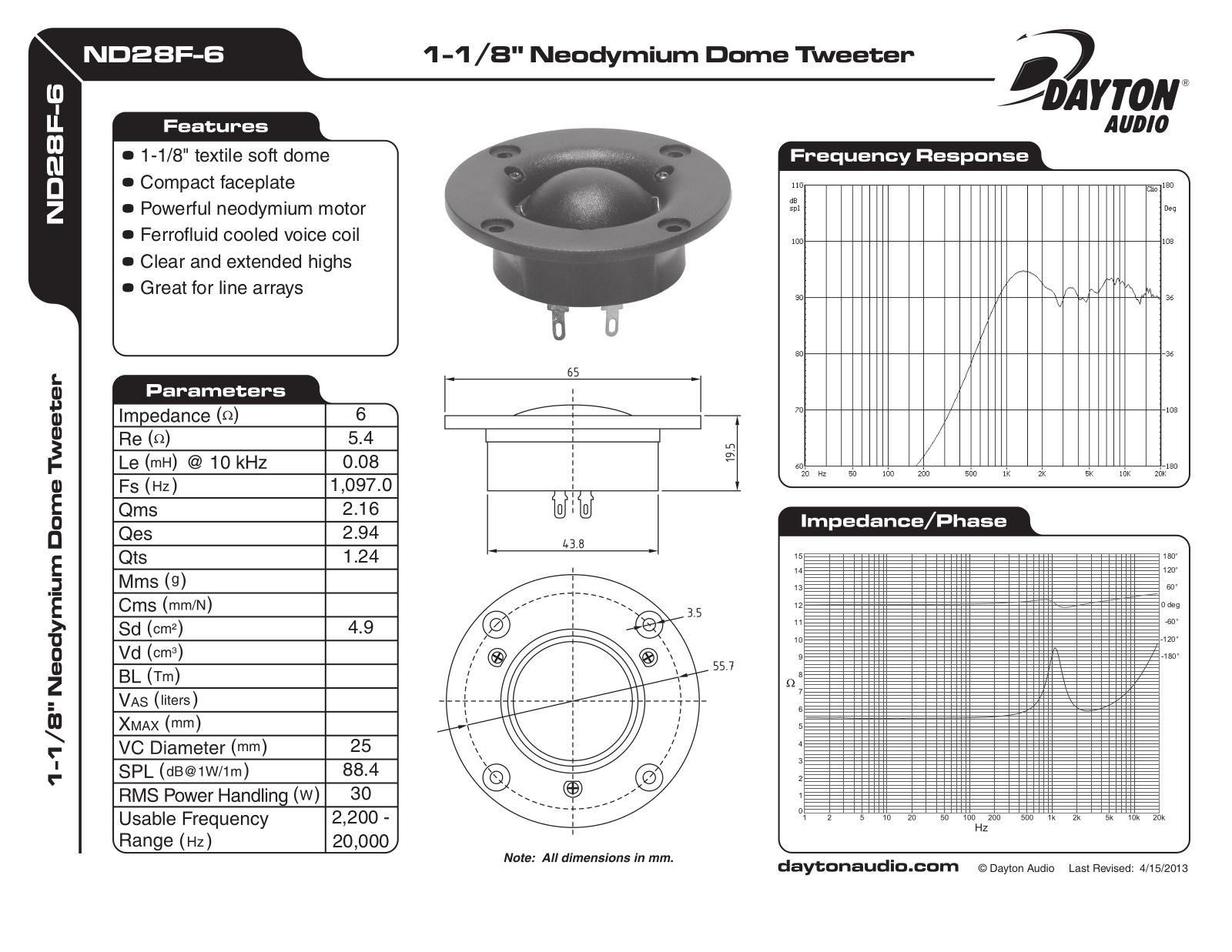 Dayton ND28F-6 1-1 User Manual