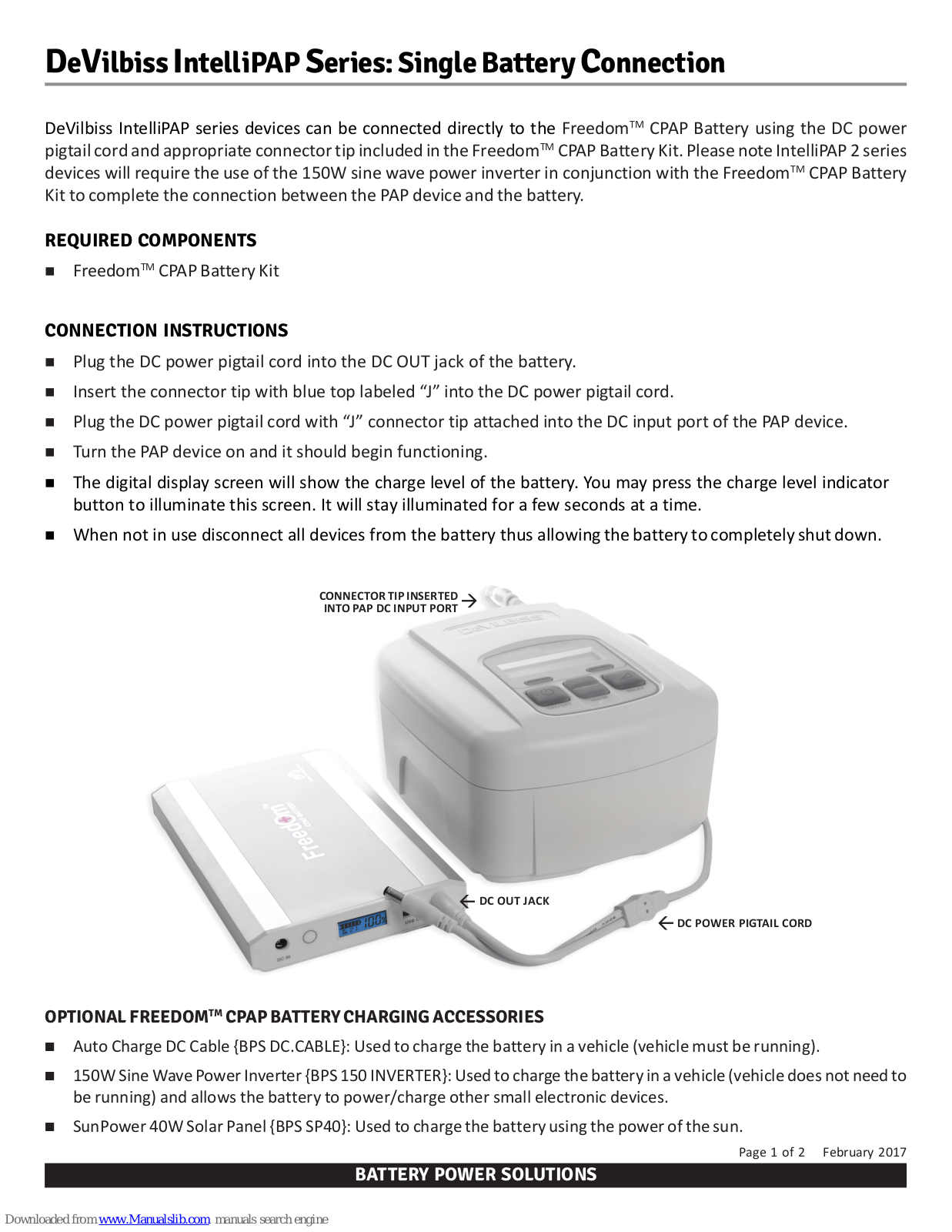 DeVilbiss IntelliPAP series User Manual