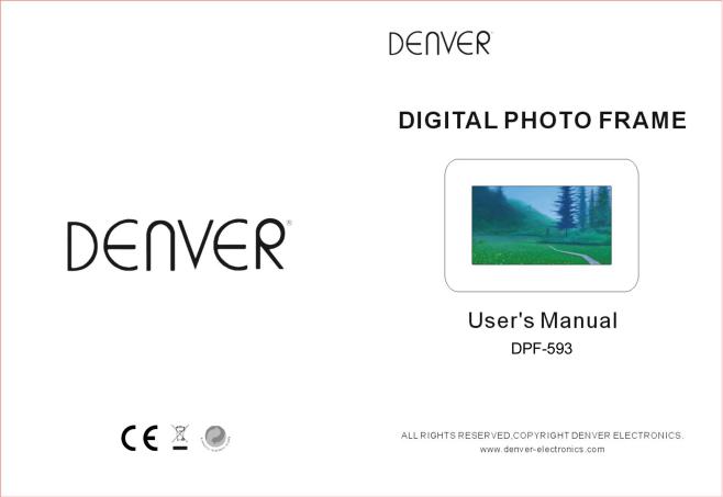 Denver DPF-593 User Manual