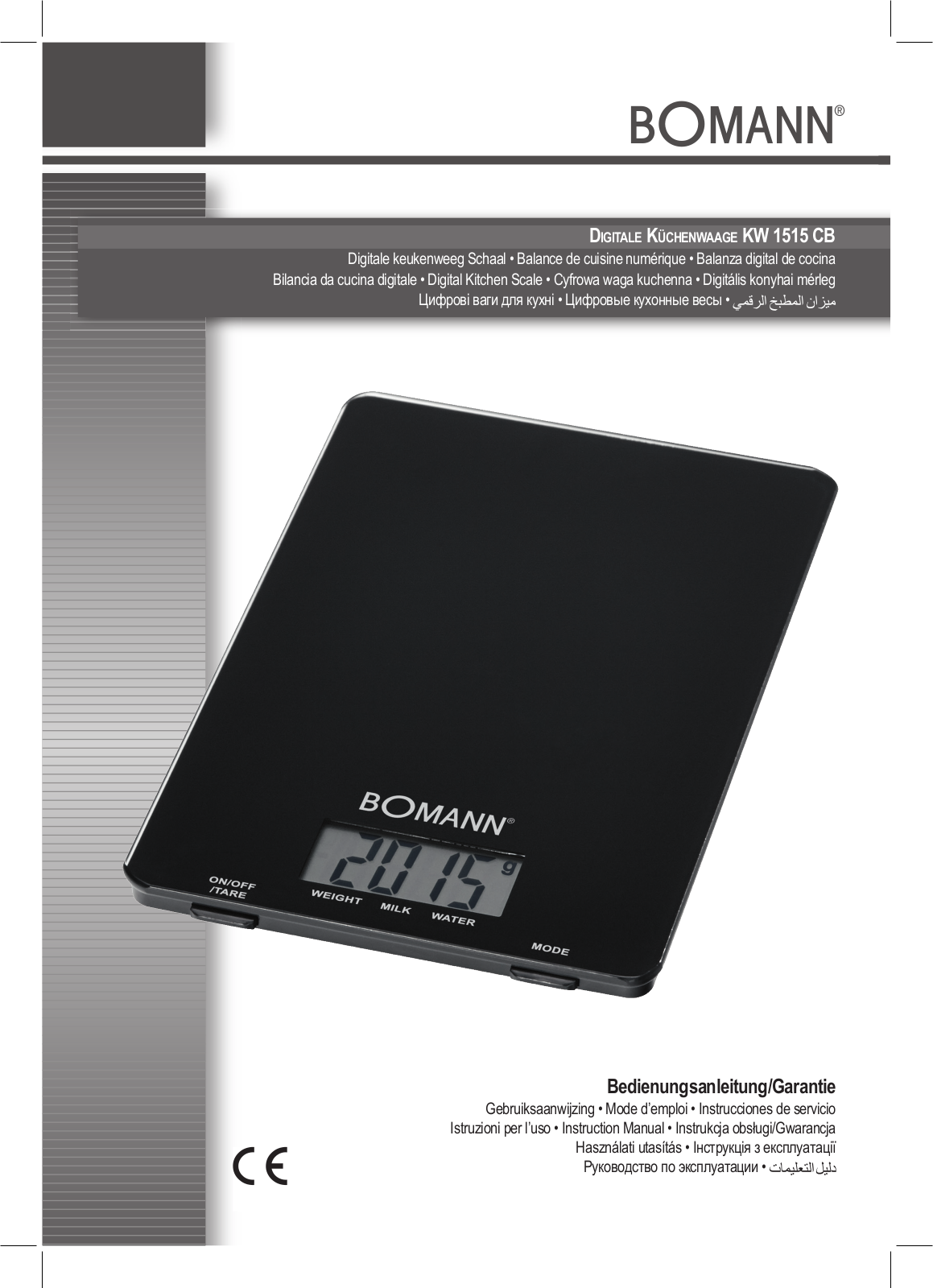 Bomann KW 1515 CB operation manual