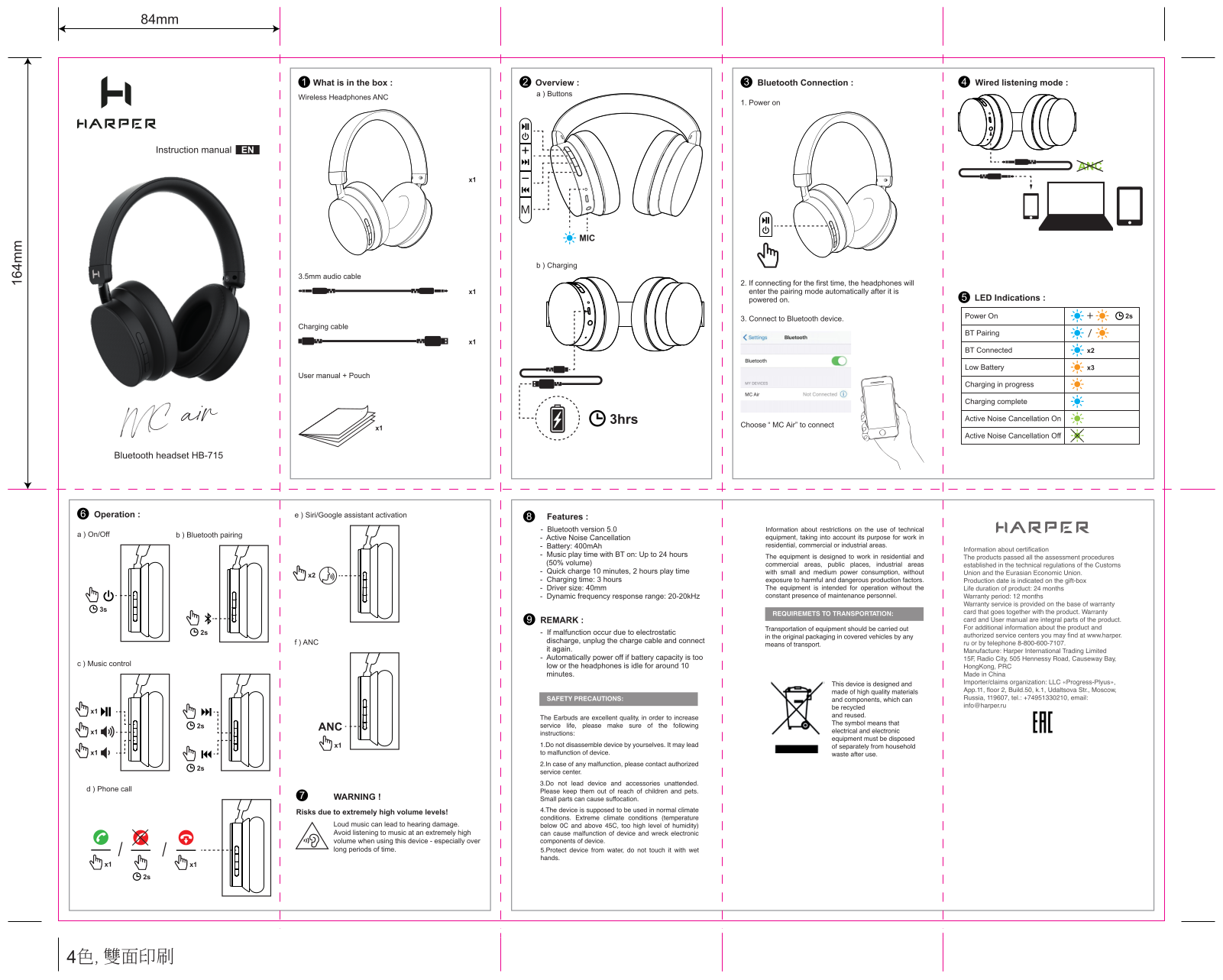 Harper HB-715 User Manual