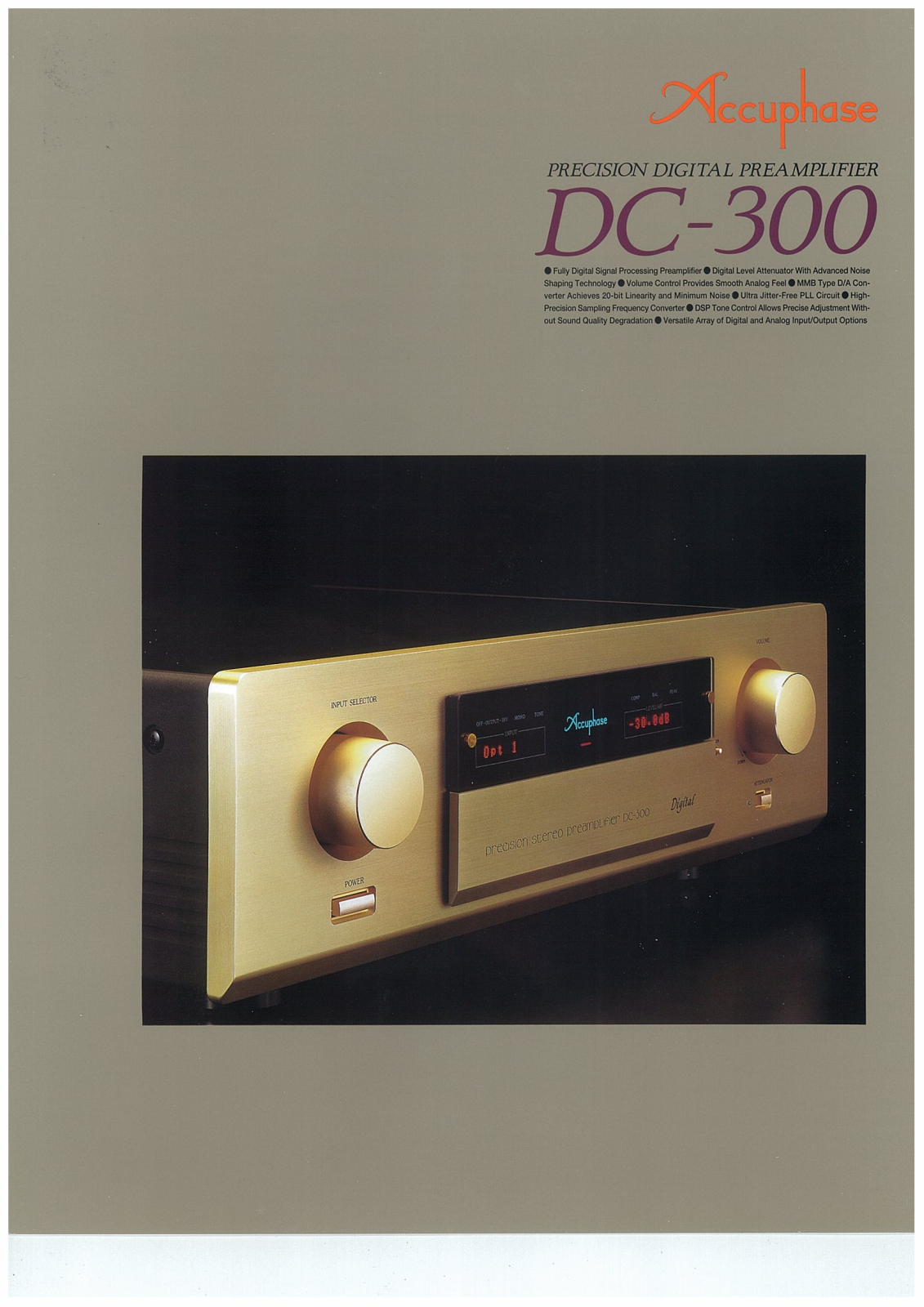 Accuphase DC-300 Brochure