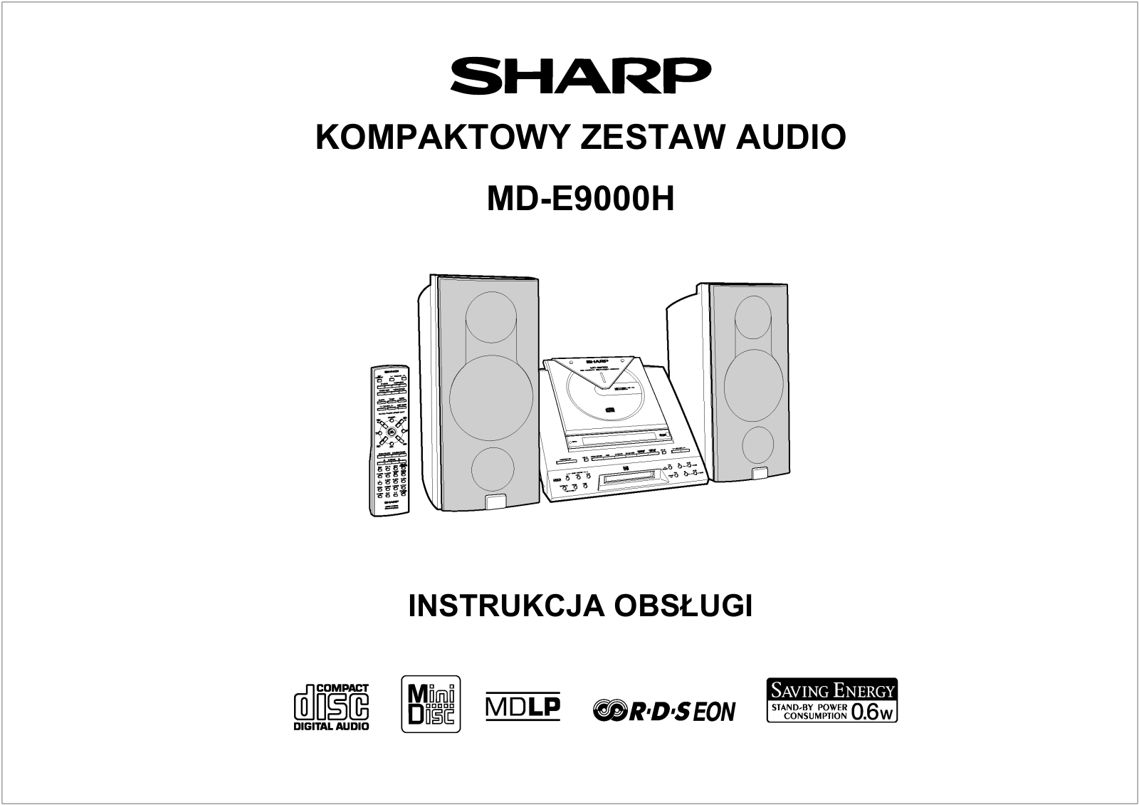 Sharp MD-E9000H User Manual