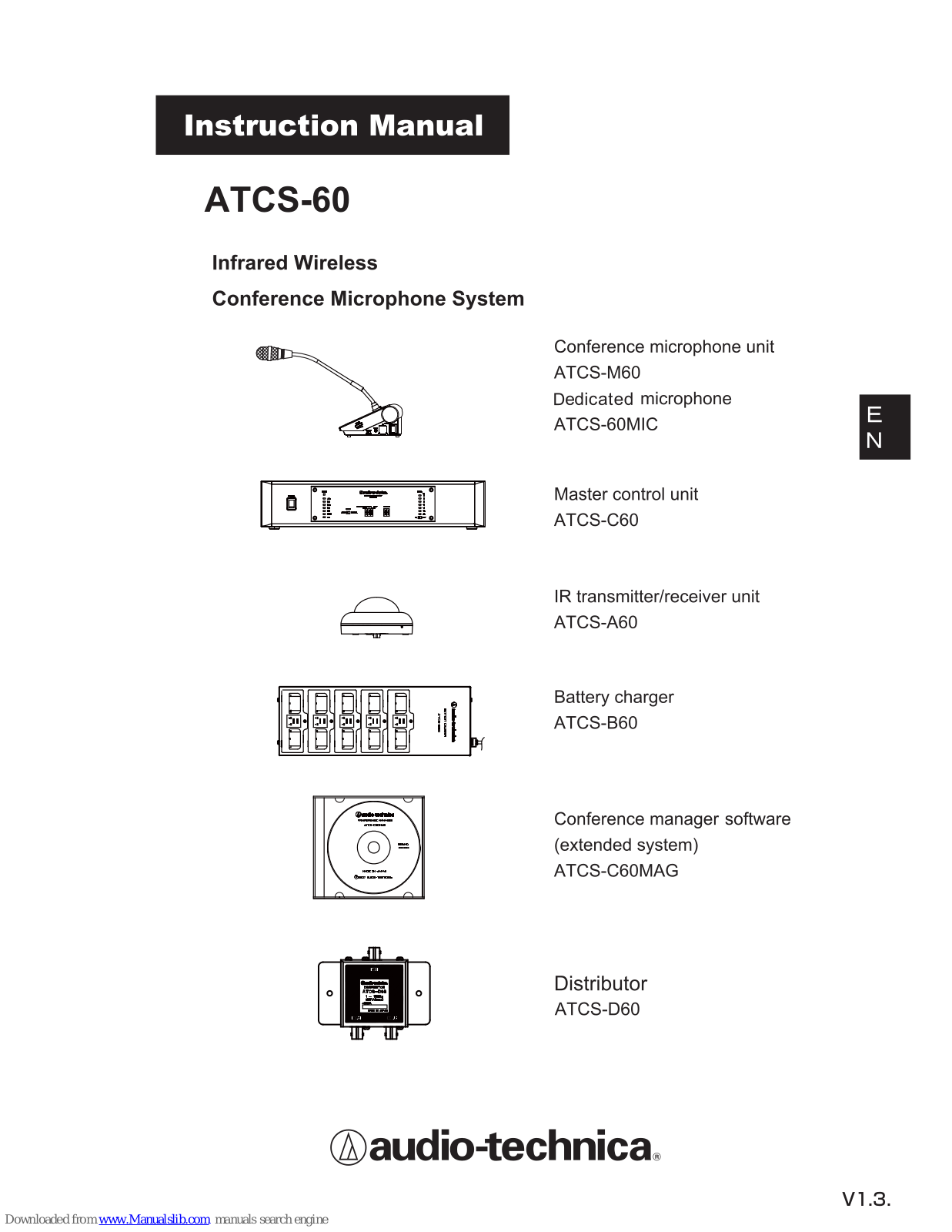 Audio Technica ATCS-60 Instruction Manual