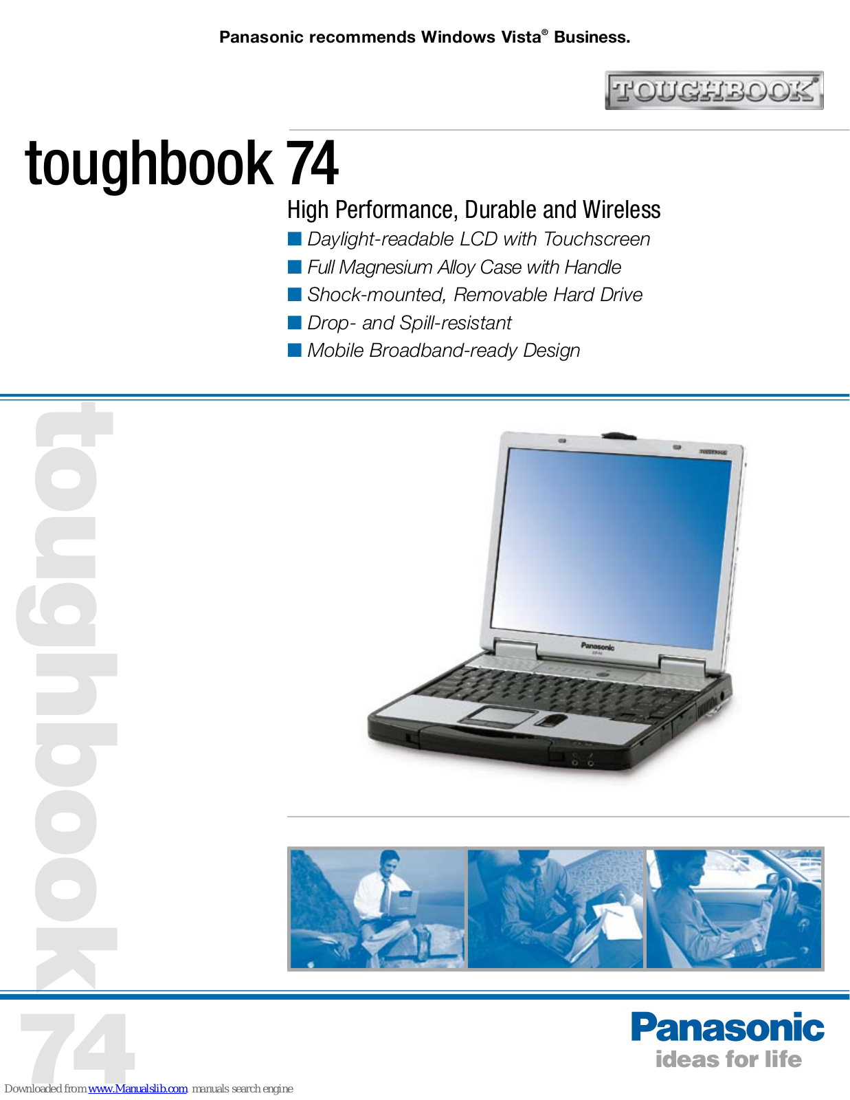 Panasonic CF-74JCJBDAM, CF-74JDMBD2M, toughbook 74 Brochure