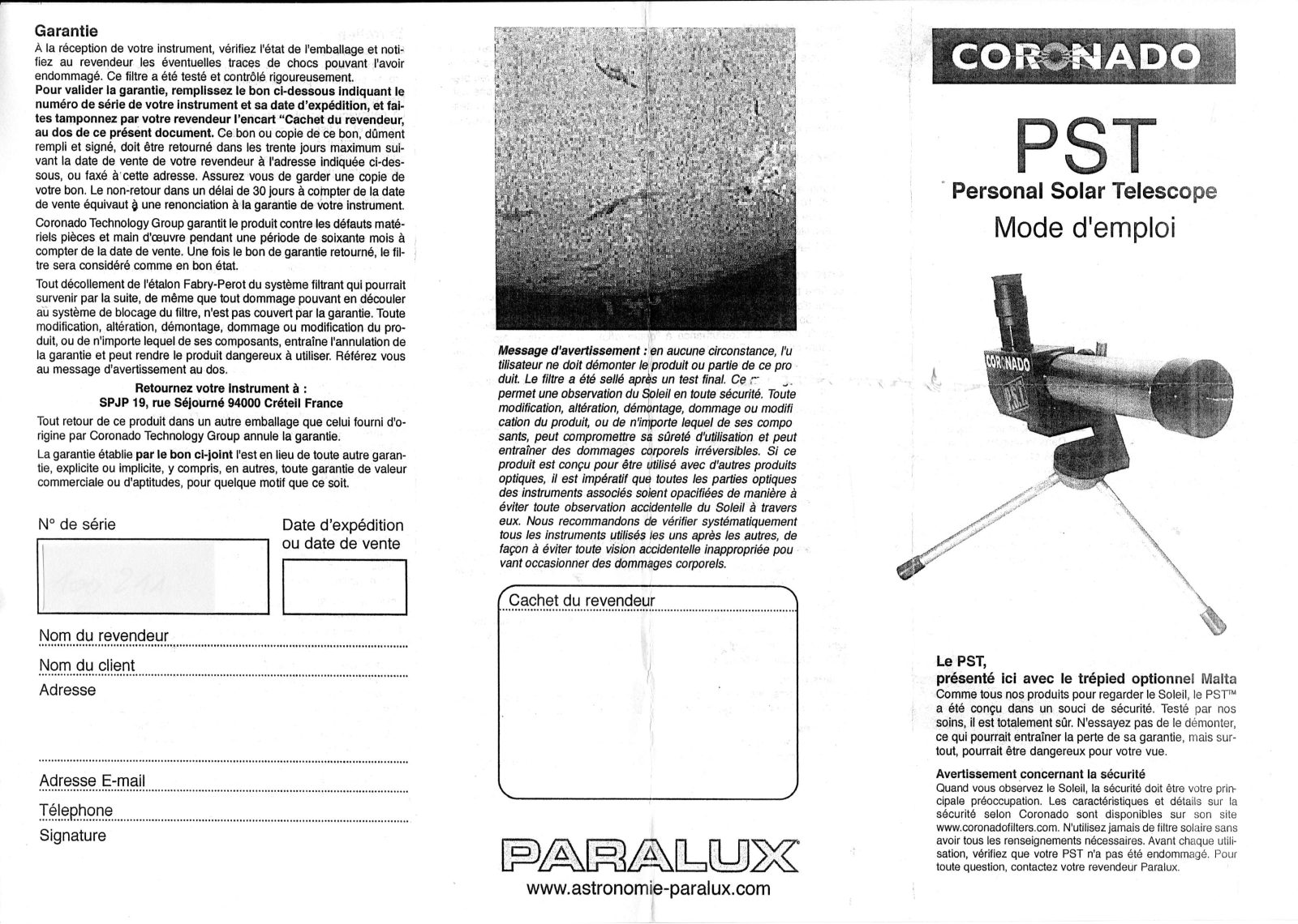 CORONADO PST User Manual - ManualMachine.com