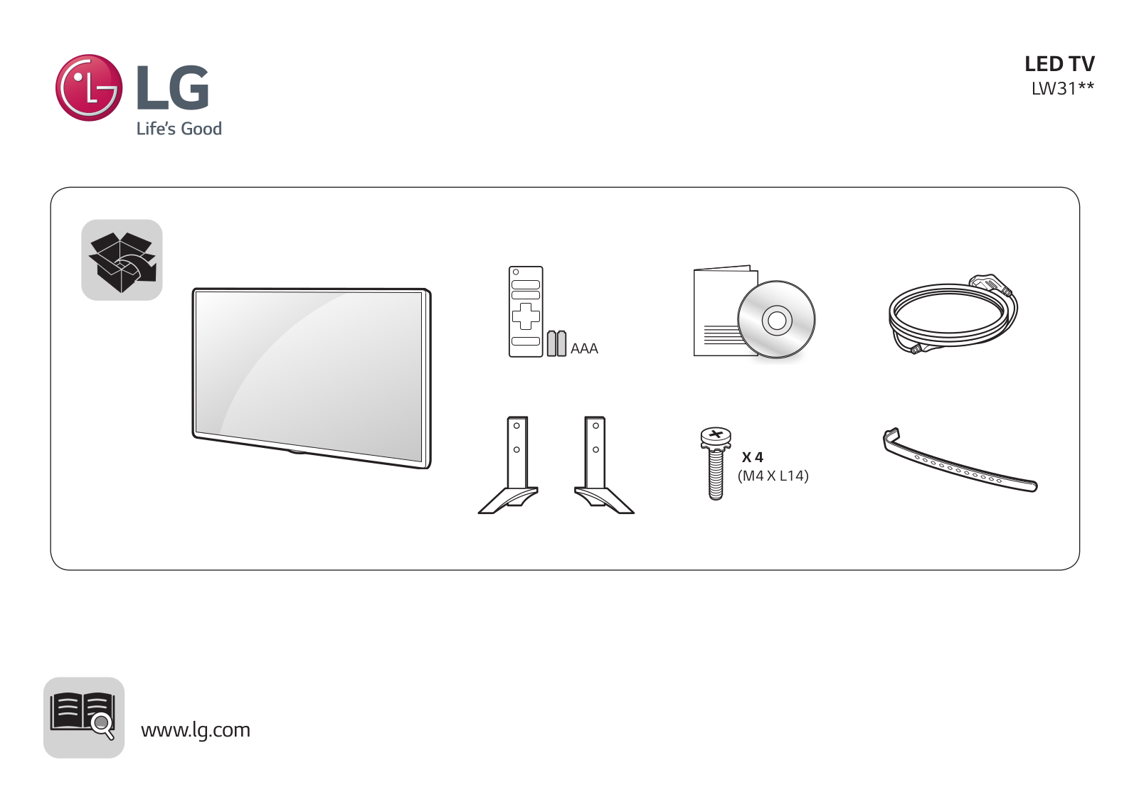 LG 49LW310C, 43LW310C User manual