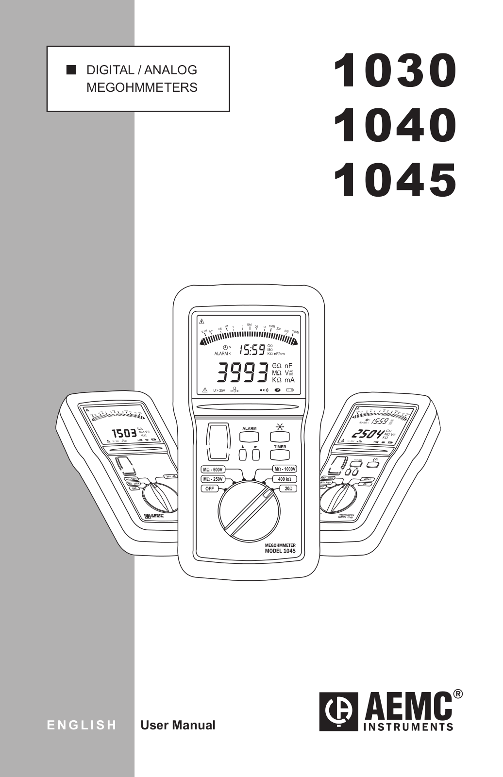 AEMC 1040 Operating Manual