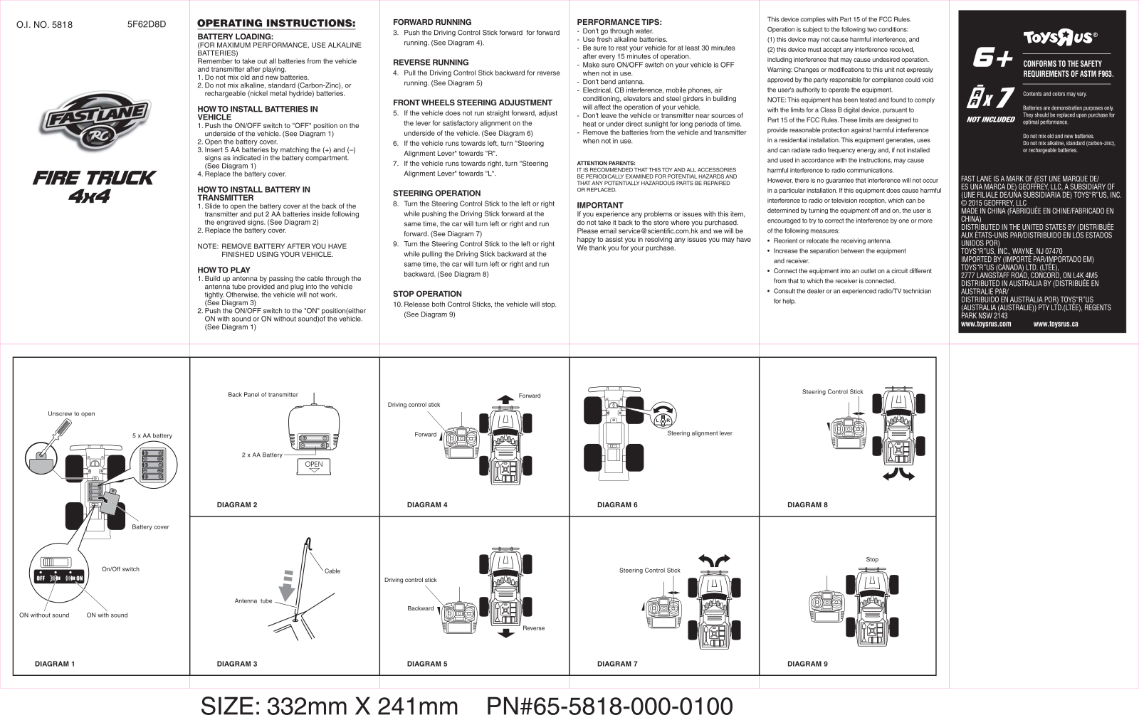 Scientific Toys 9712 49R User Manual