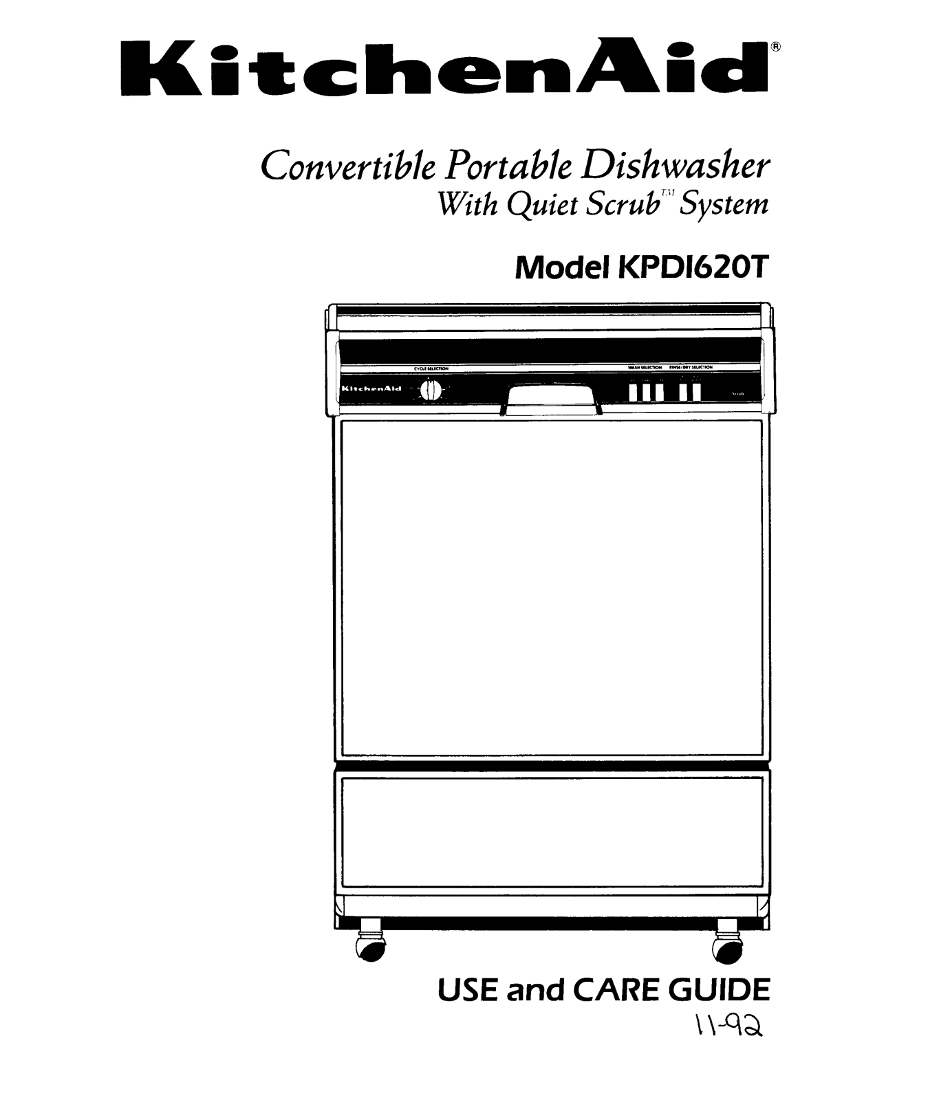 KitchenAid KPDI620T Owner's Manual