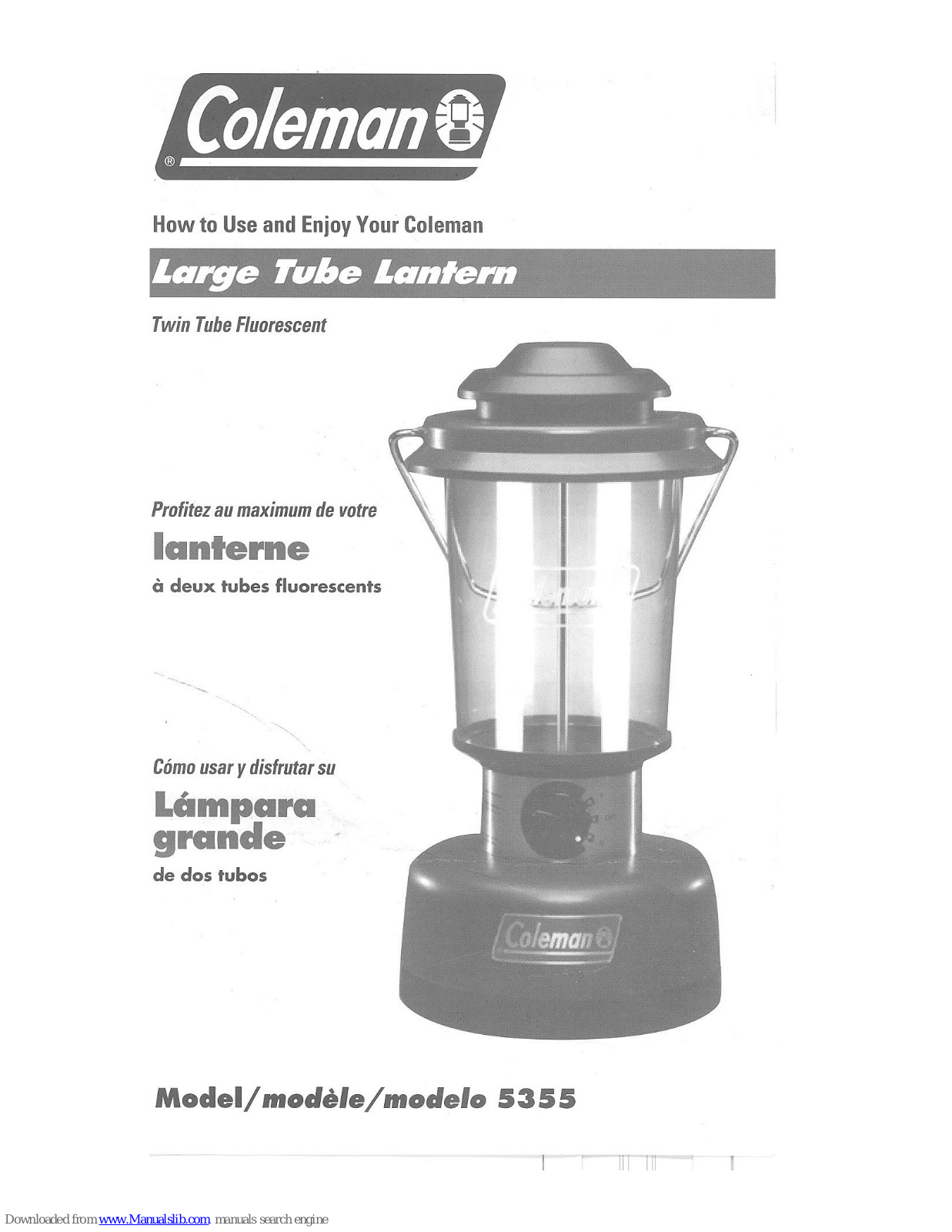 Coleman 5355 Series Manual