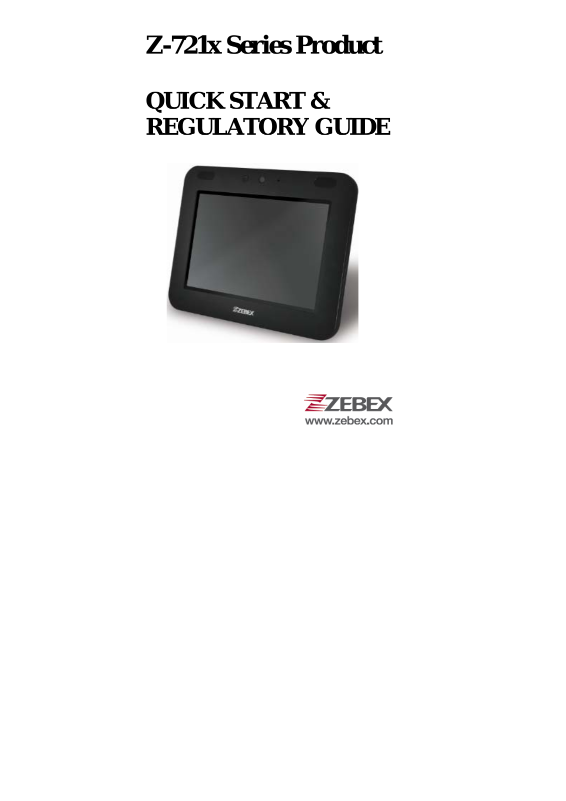 Zebex Z-721X Users Manual