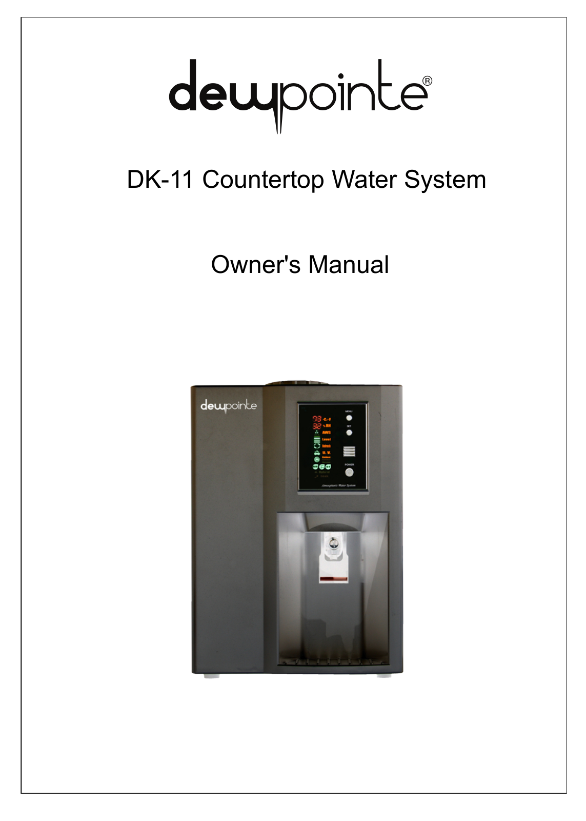 Dewpointe DK-11 User Manual - ManualMachine.com