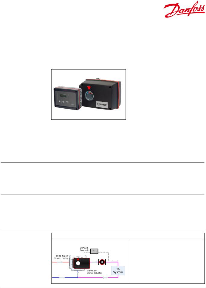 Danfoss ESBE CRA122 Data sheet