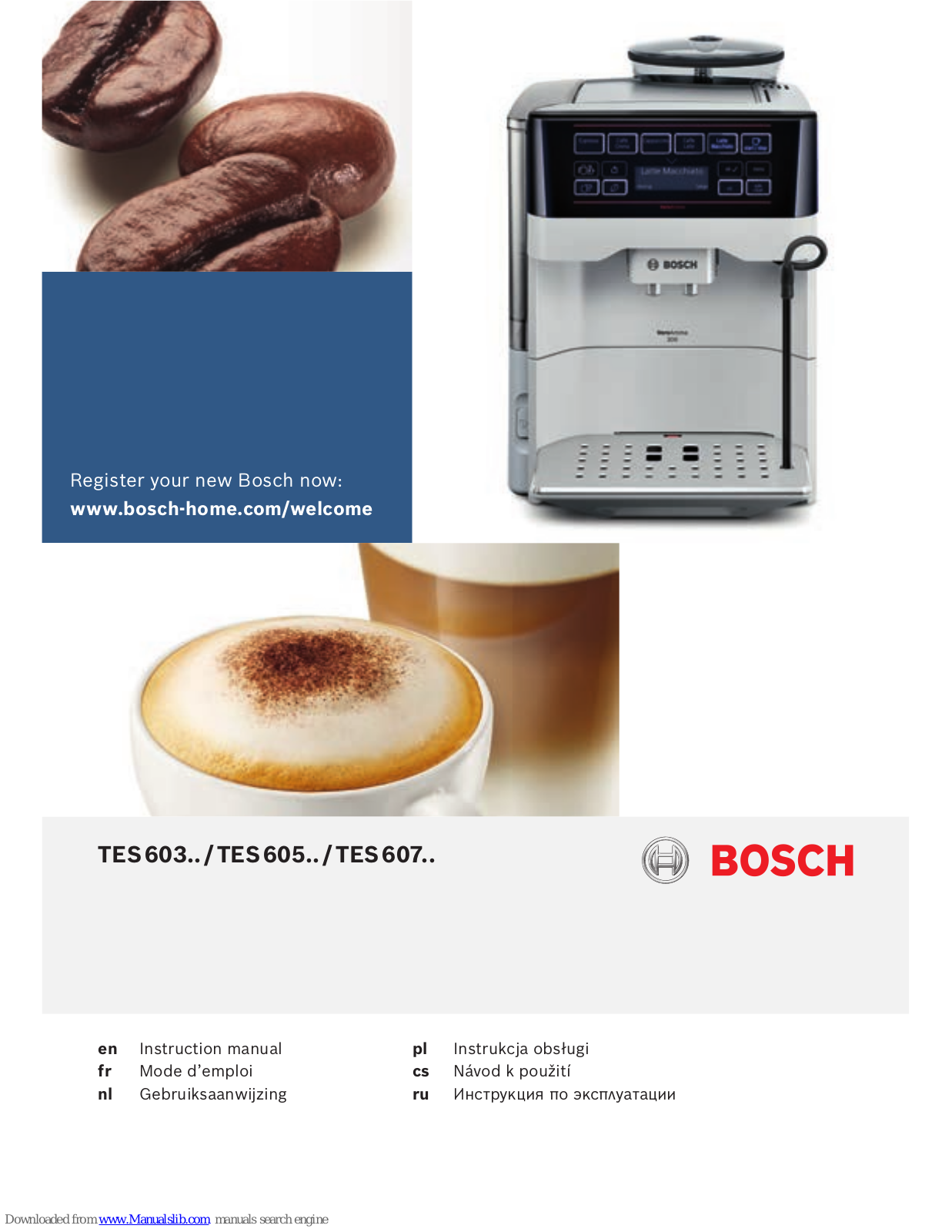 Bosch TES607, TES605 Instruction Manual