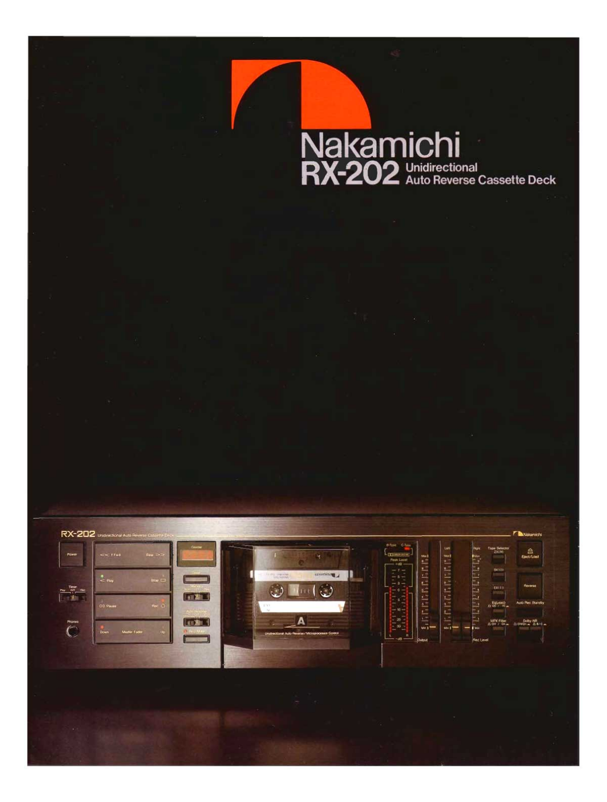 Nakamichi RX-202 Brochure