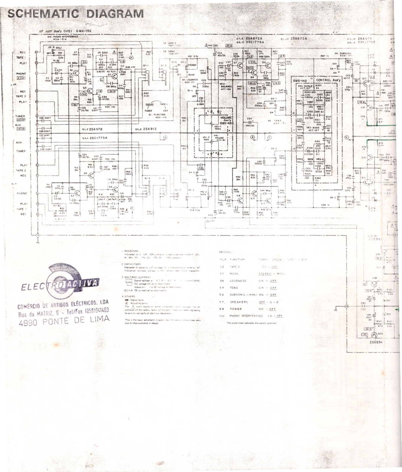 SA SA 710 Service Manual