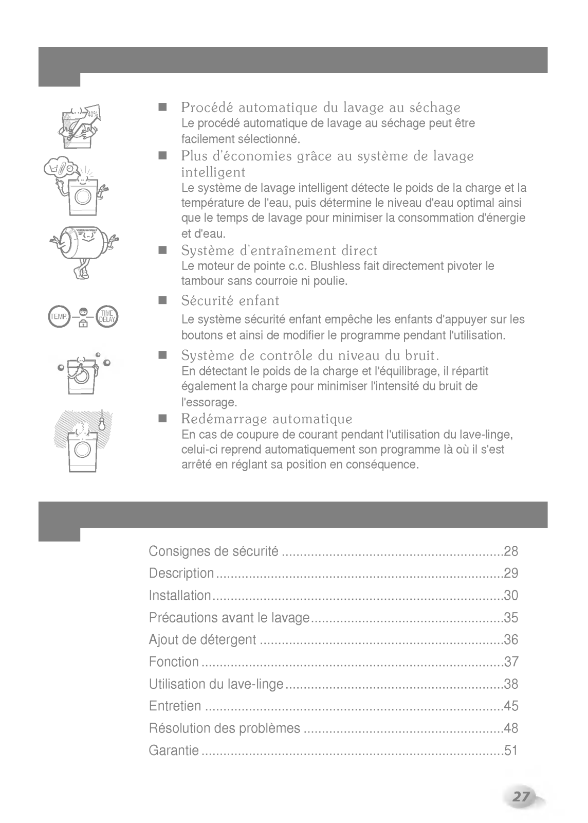 LG WD-1243RHD Owner’s Manual