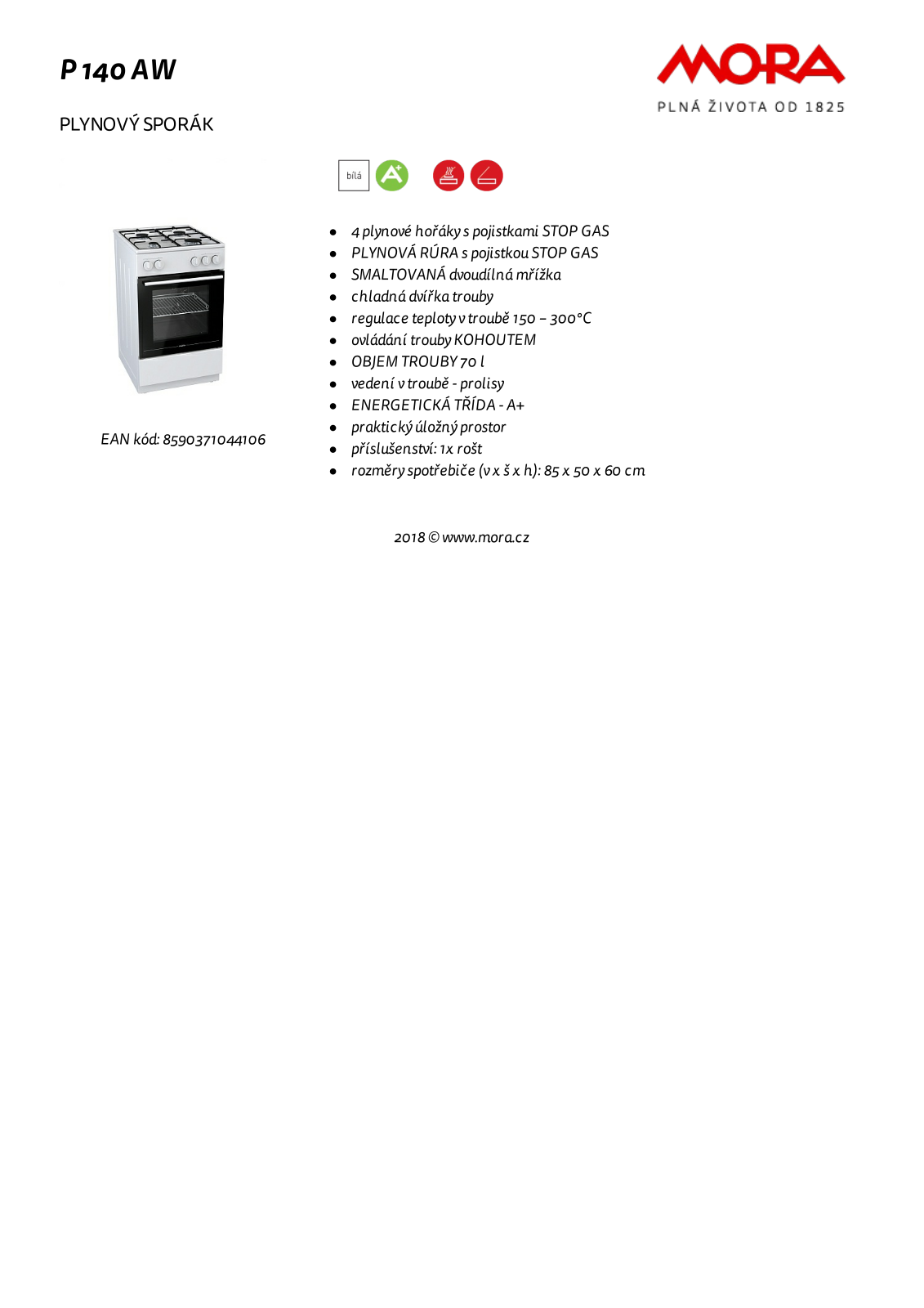 Mora P 140 AW User Manual