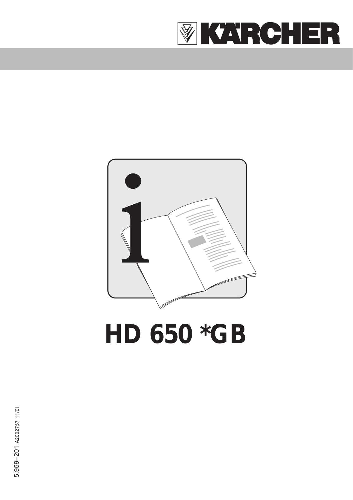 Karcher HD 650 GB User Manual