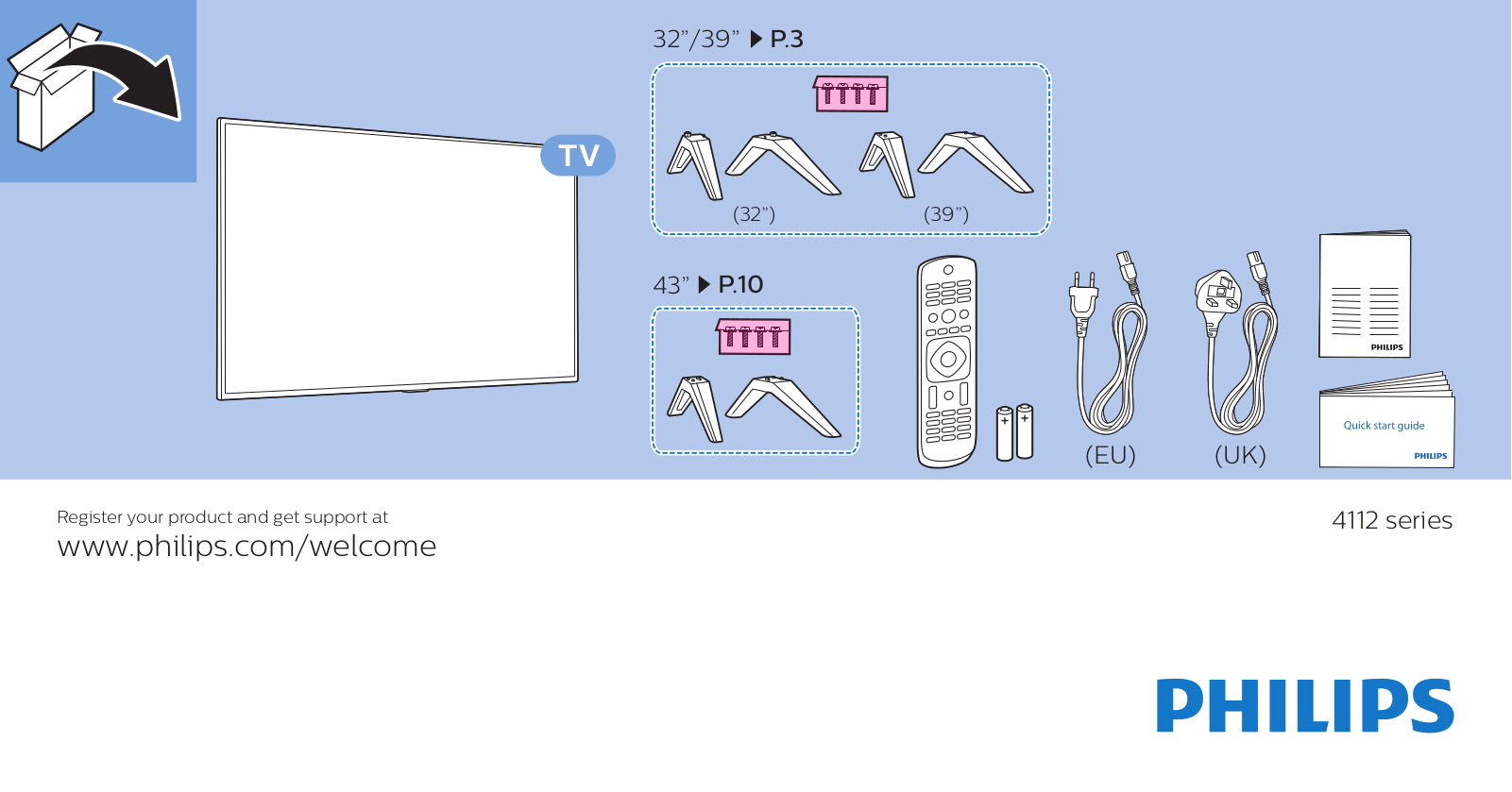 Philips 4112, 39PHS4112 User Manual