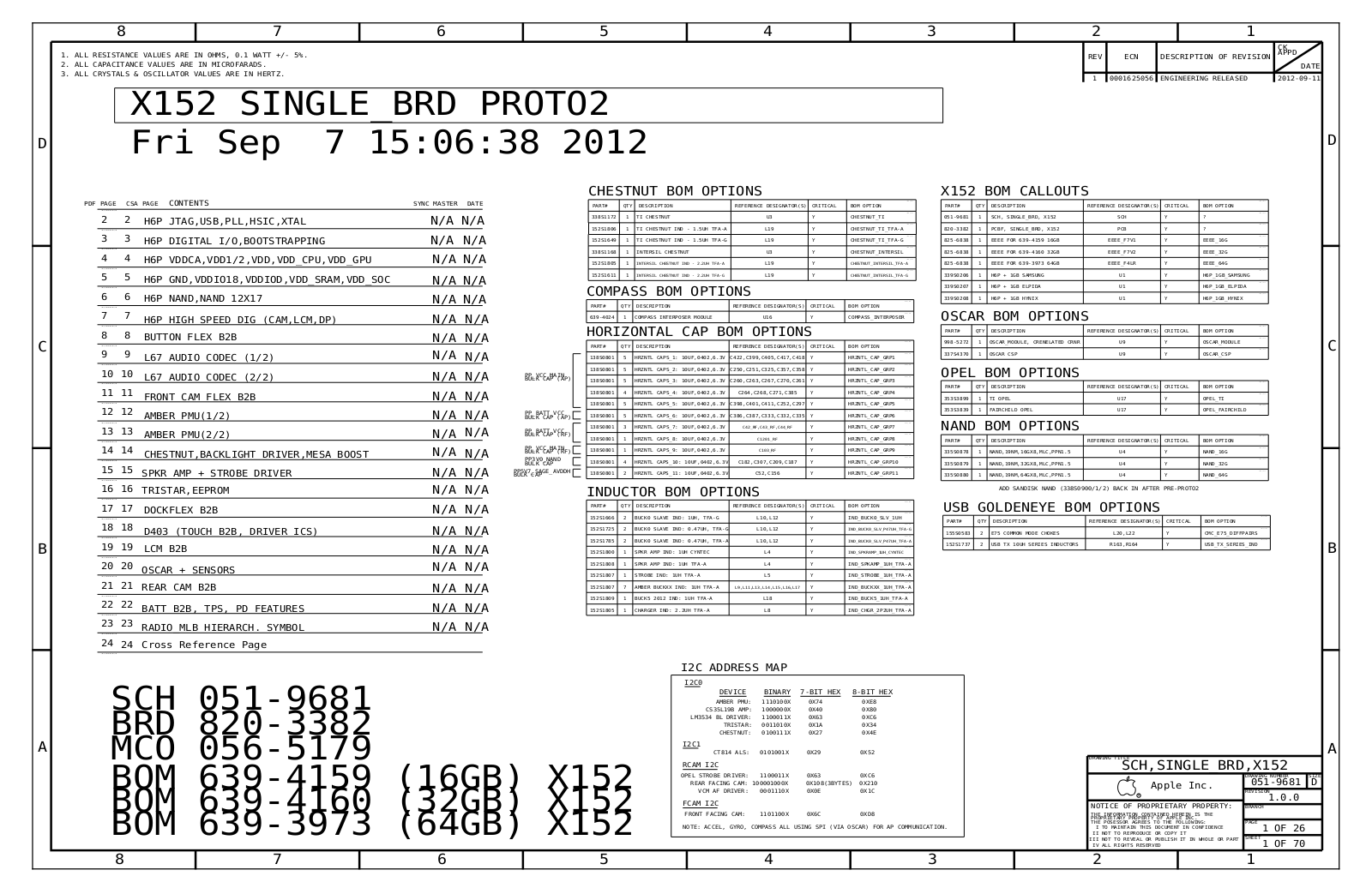 Apple iPhone 5S Schematic