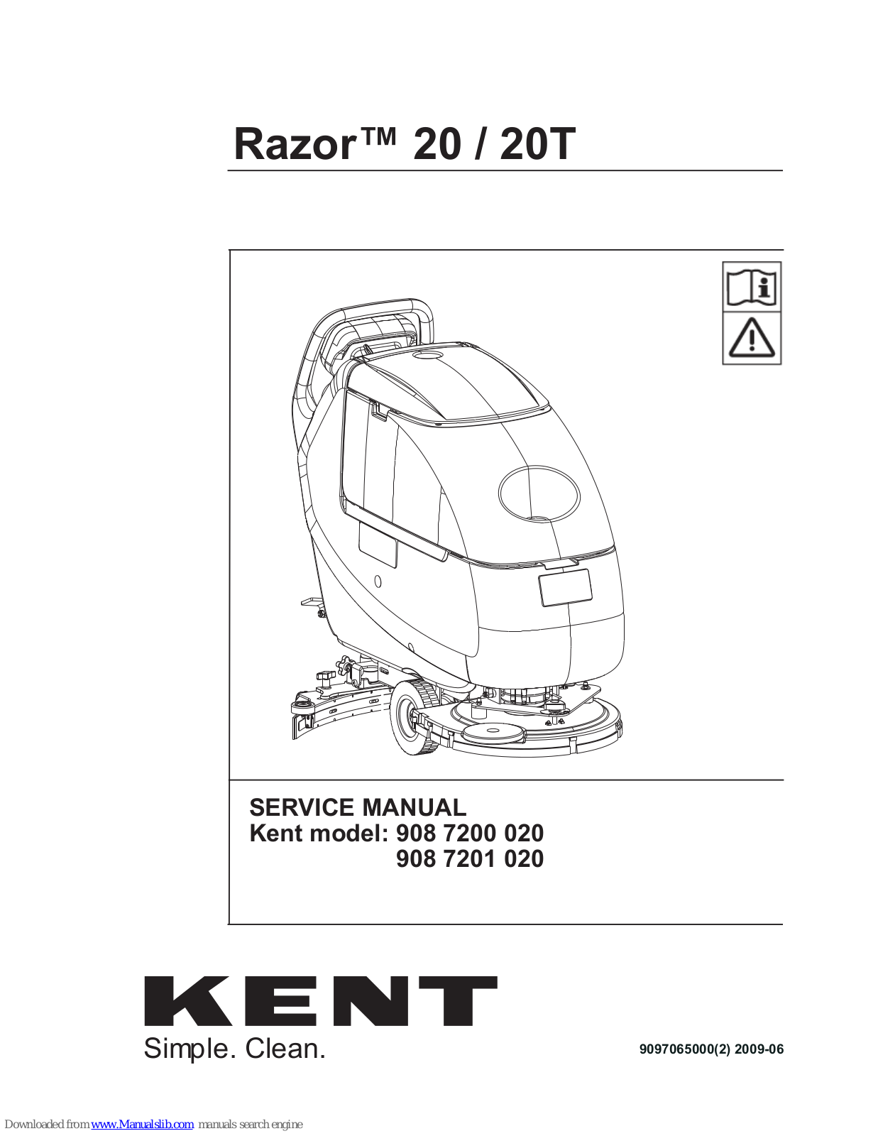 KENT Razor 20, Razor 20T Service Manual