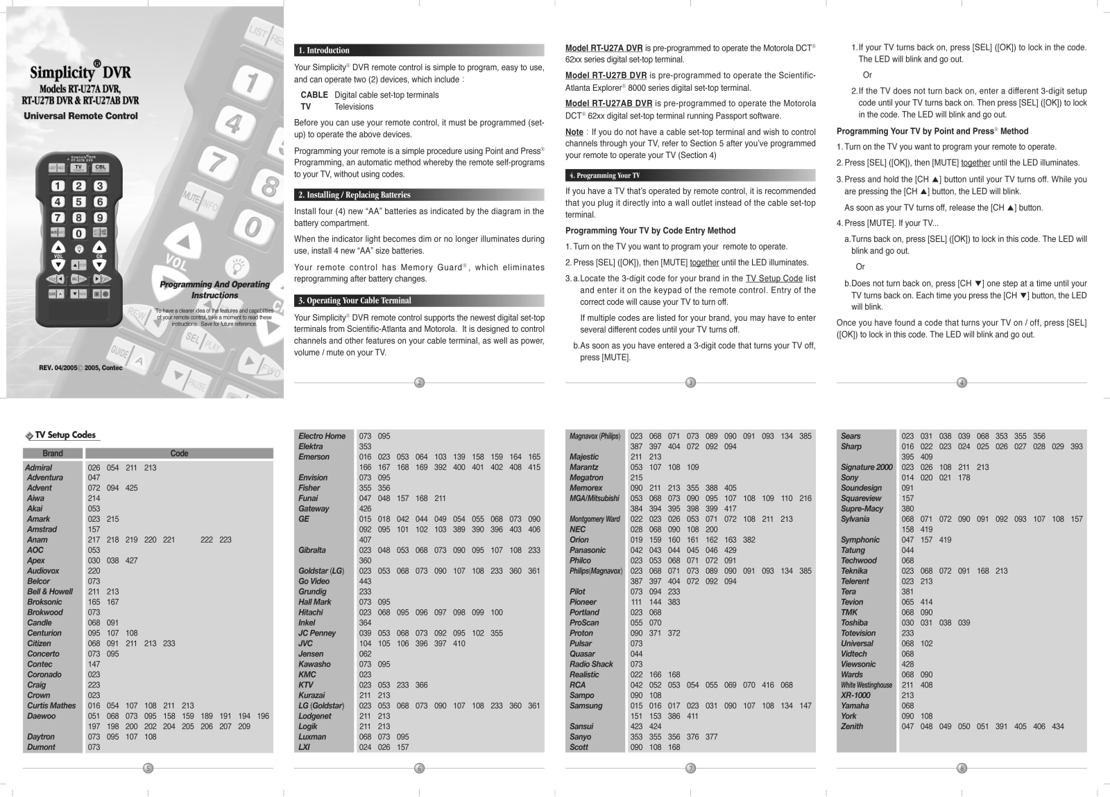 Contec RT-U27AB, RT-U27B, RT-U27A User Manual