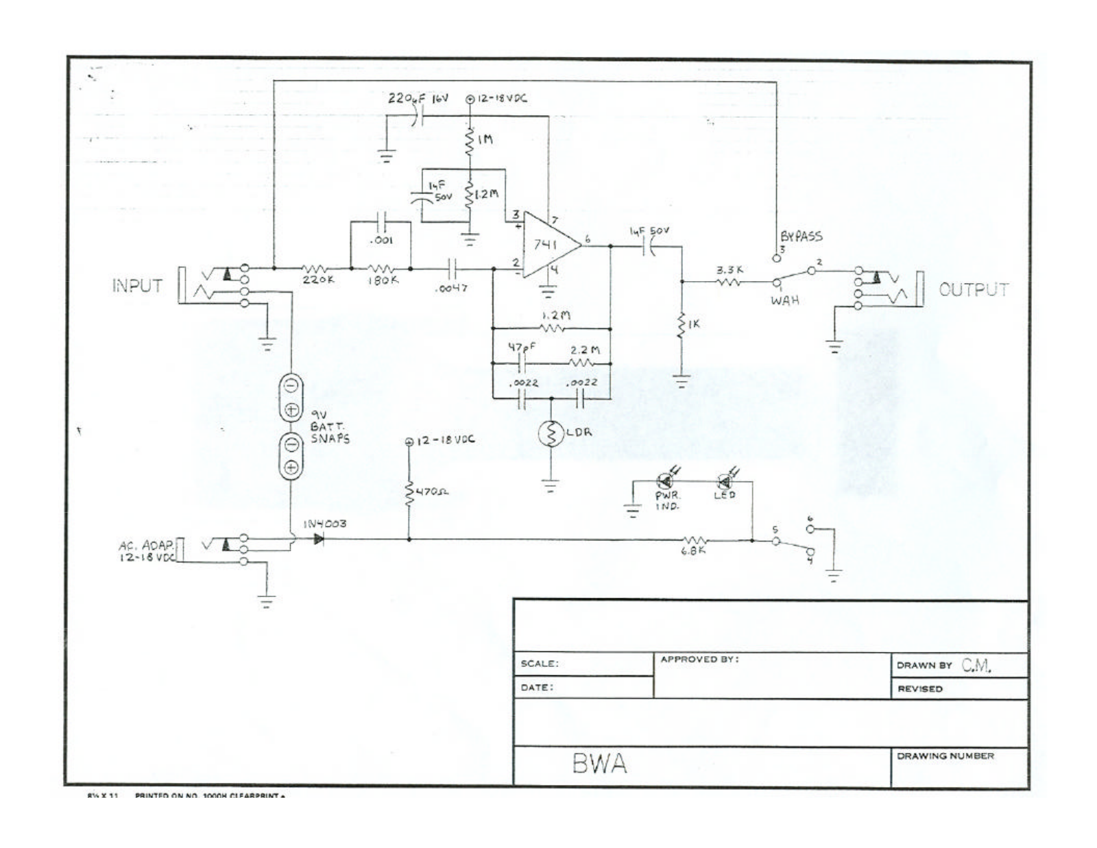 Morley Pedals BWAES User Manual