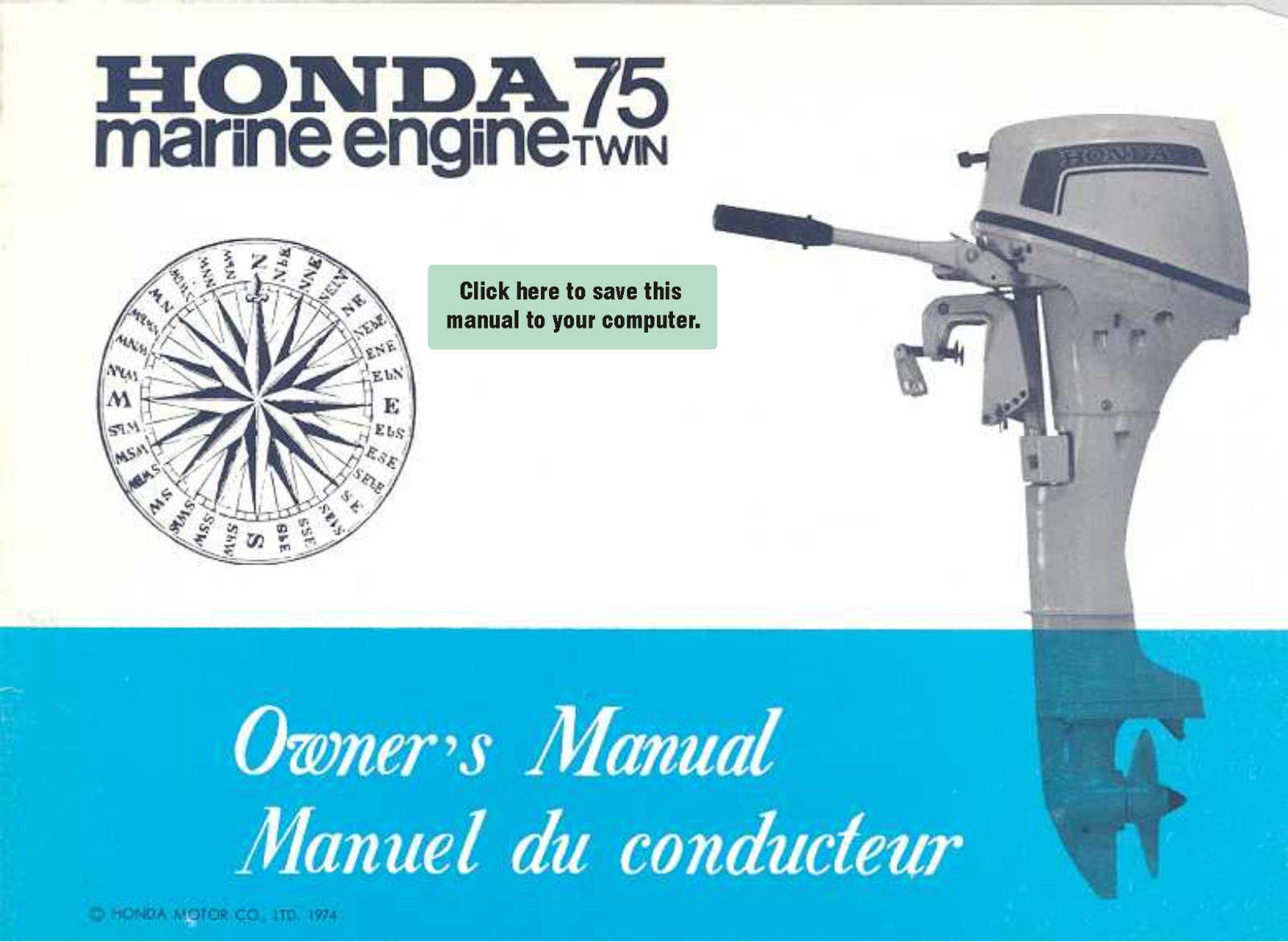 Honda Power Equipment 75 Twin User Manual