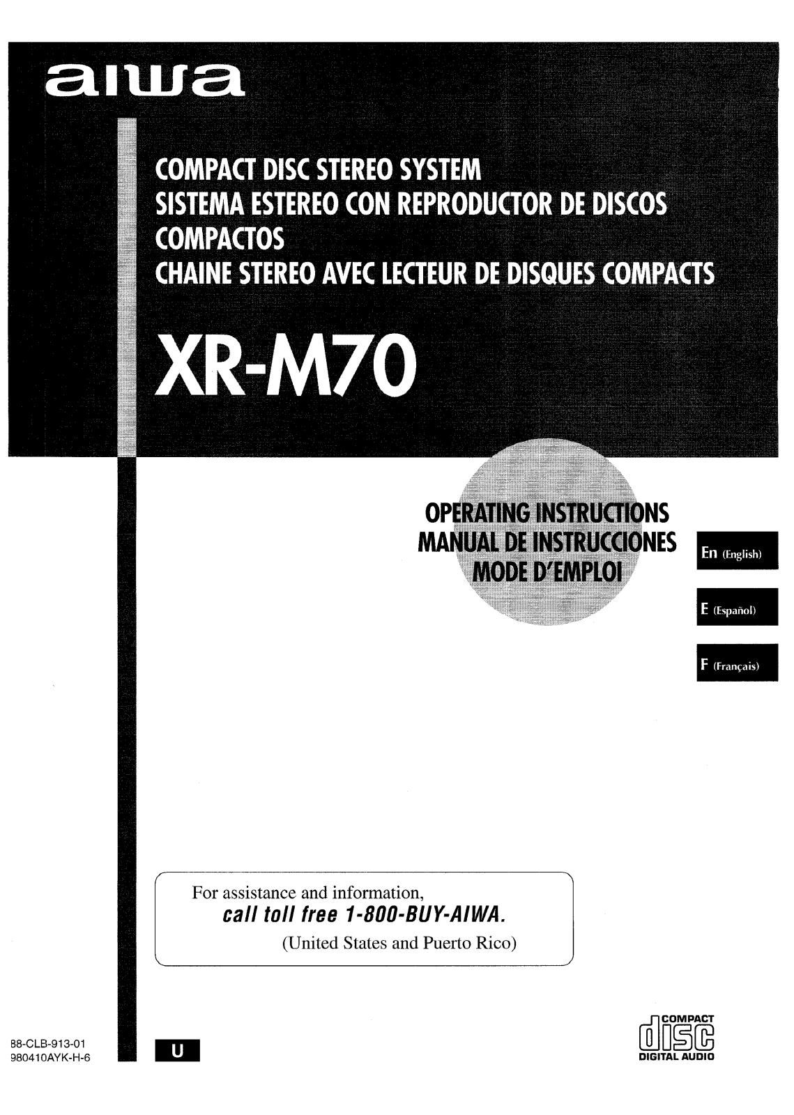 Sony XR-M70 Operating Manual - ManualMachine.com
