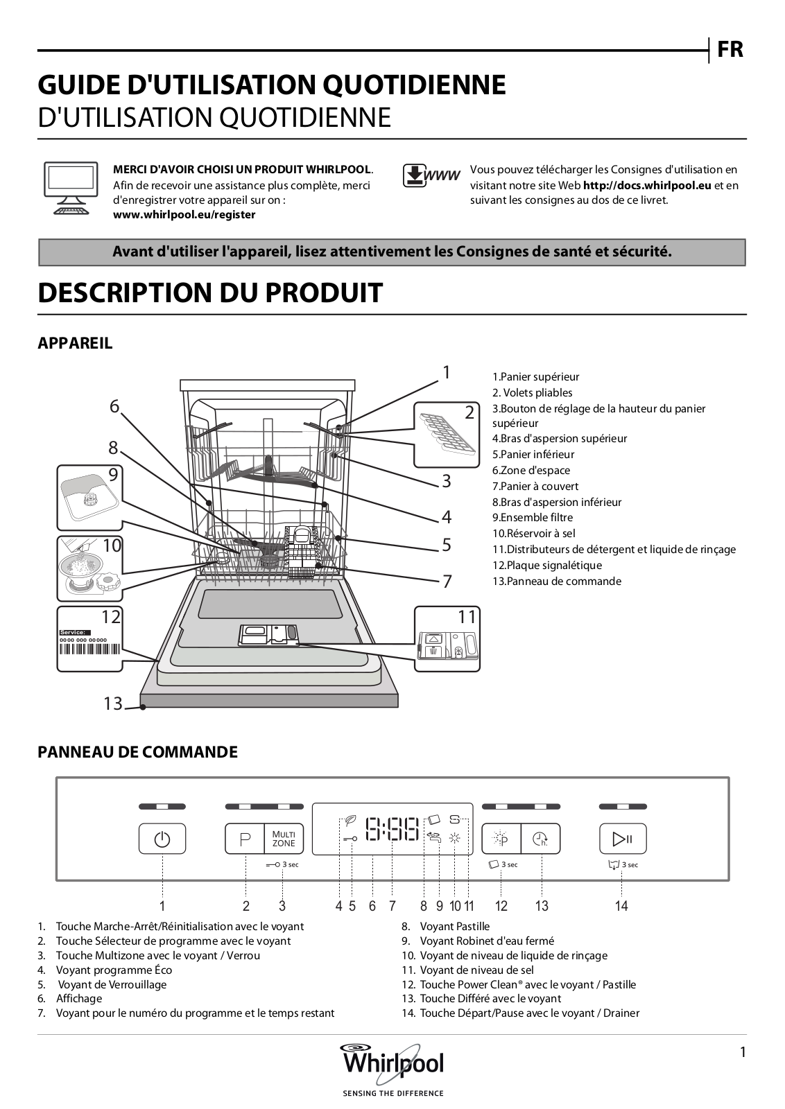 WHIRLPOOL ADG422X, WFC 3B18, WRFE2816, WRFEB16 User Manual