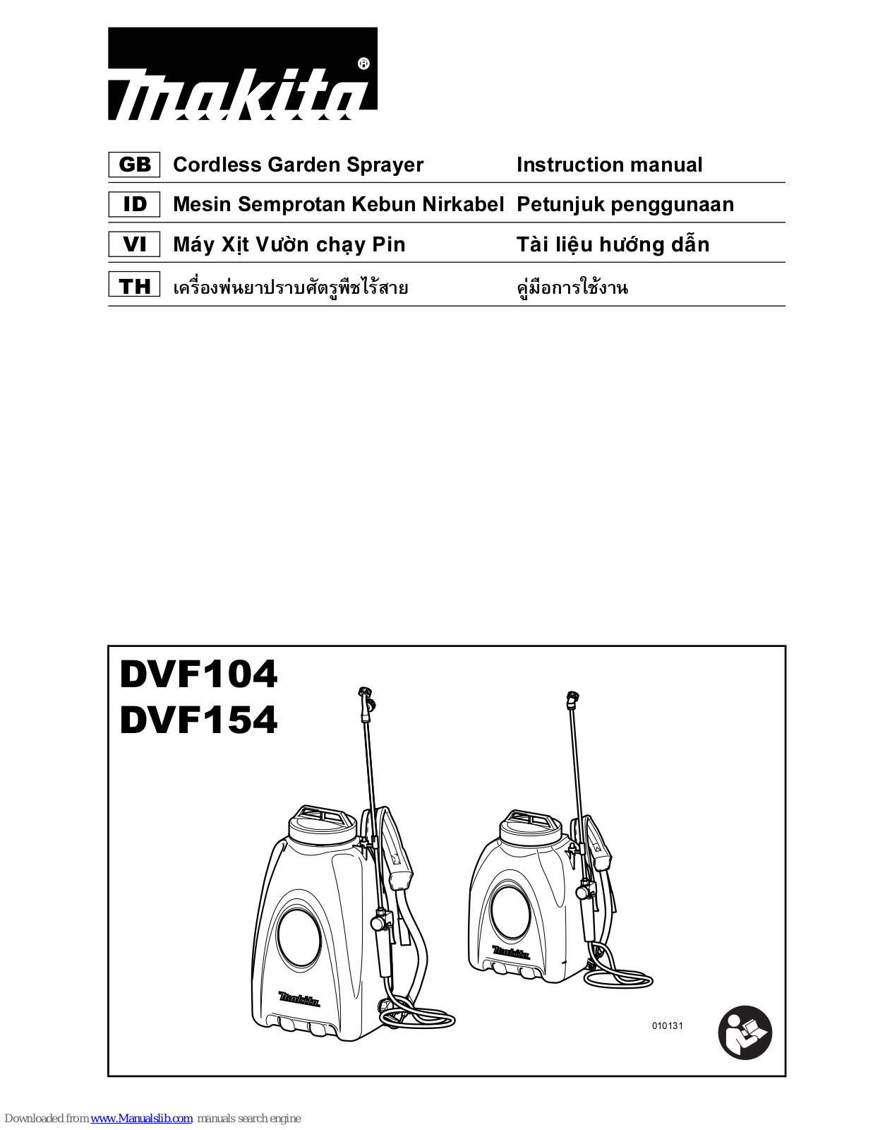 Makita DVF104, DVF154 Instruction Manual