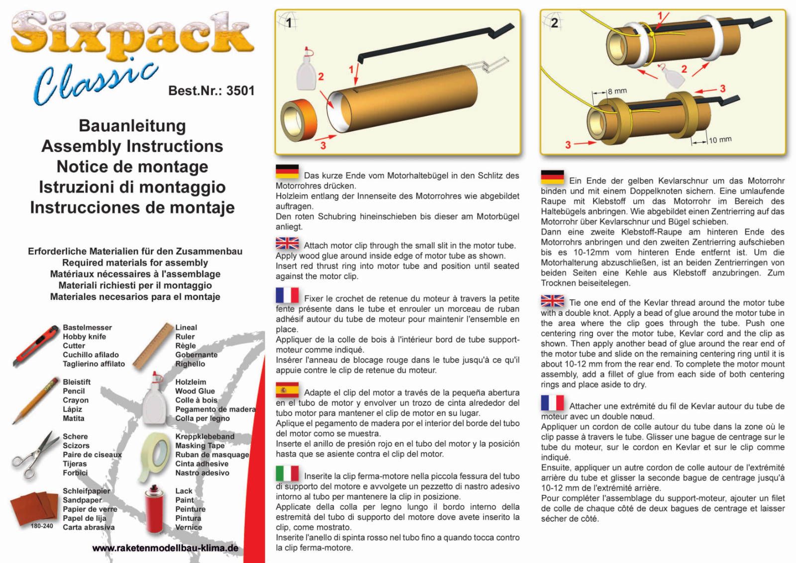 Klima Sixpack classic, 3501 User guide - ManualMachine.com